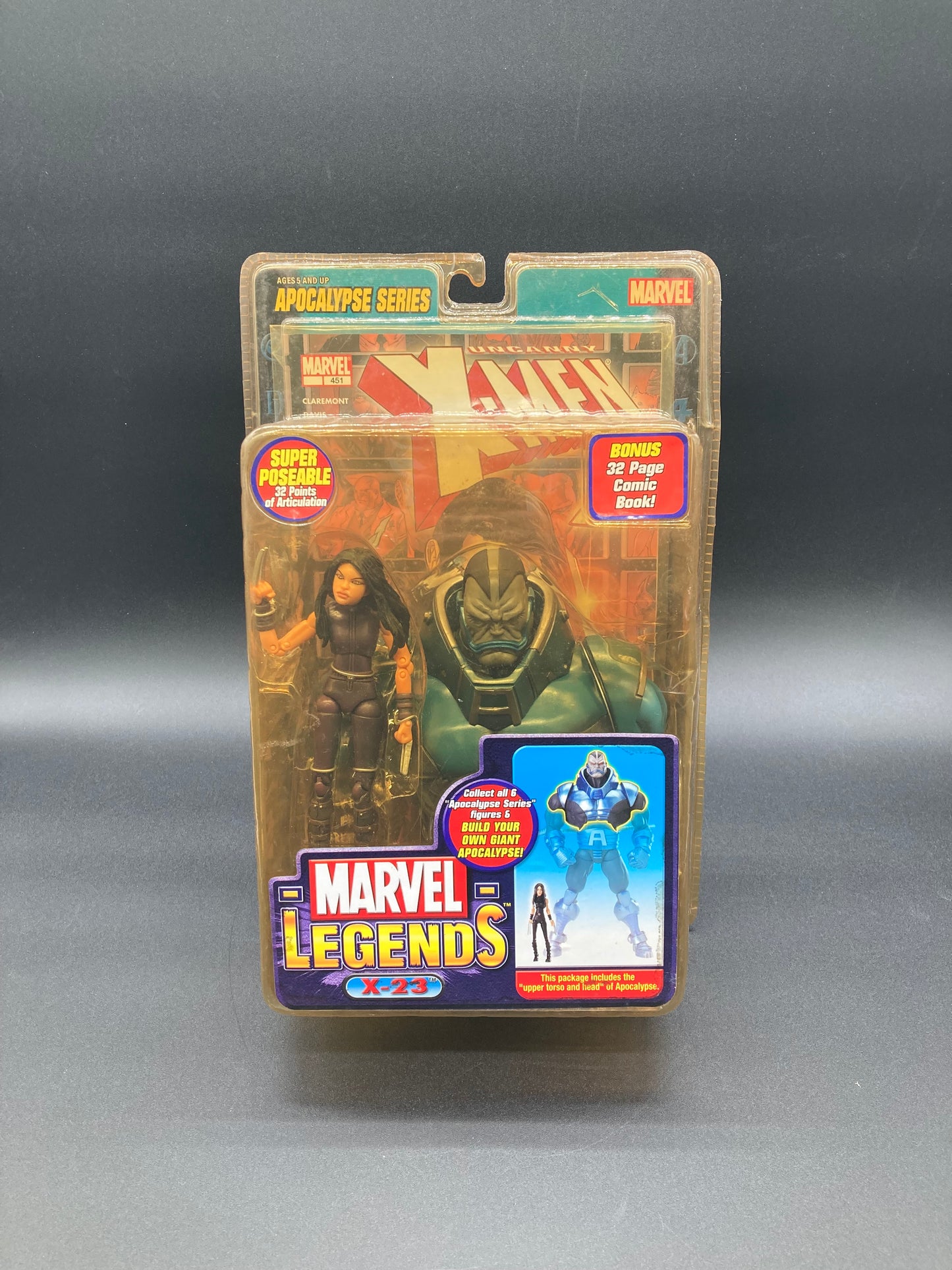 X-23 Marvel Legends Apocalypse Series 12 Action Figure Toybiz 2005