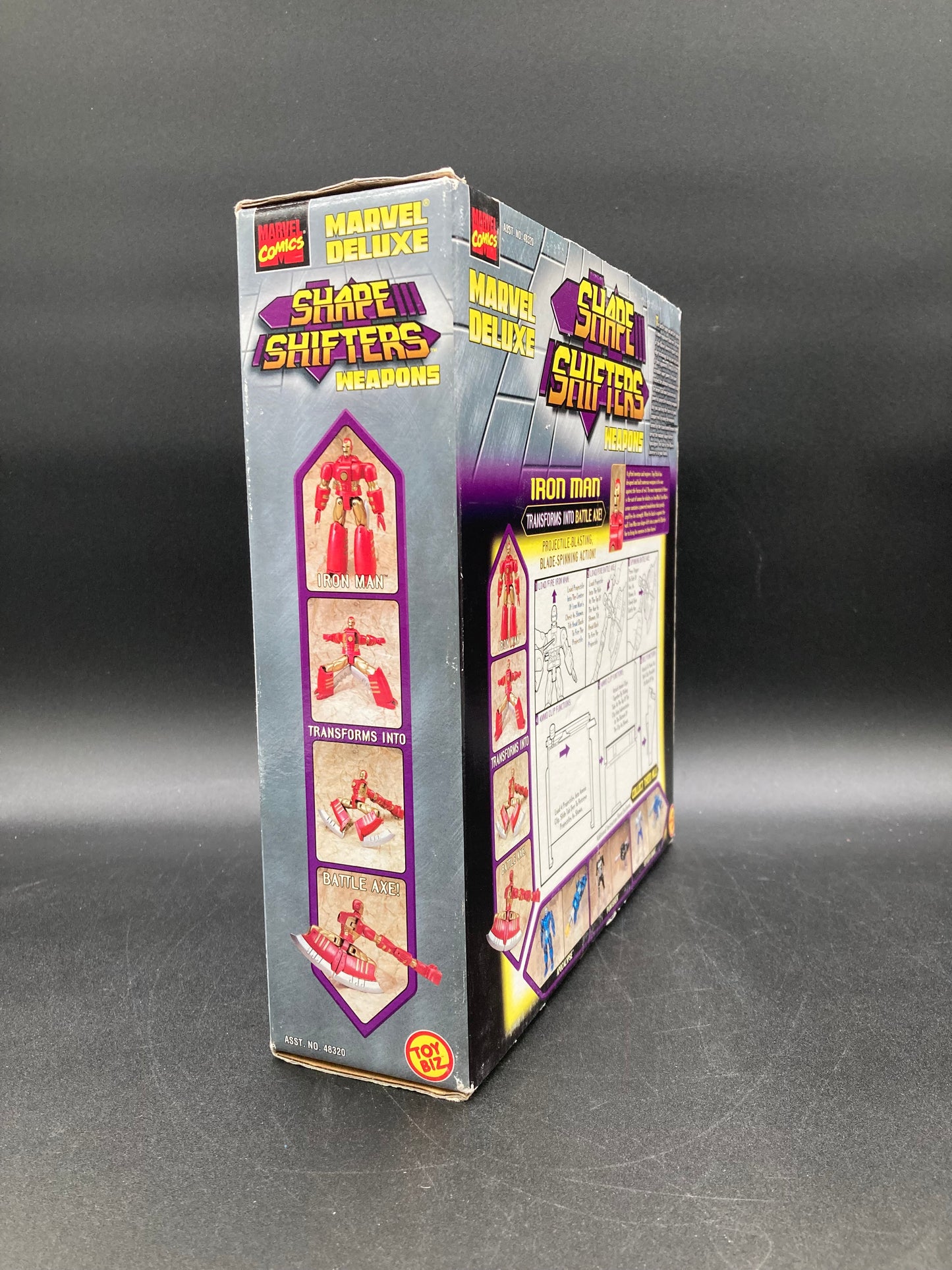 Iron Man Toybiz Marvel Shape Shifters Weapons Figure 1999