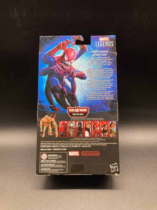 Doppelganger Spider-Man Hasbro Marvel Legends Figure Molten Man BAF 2018