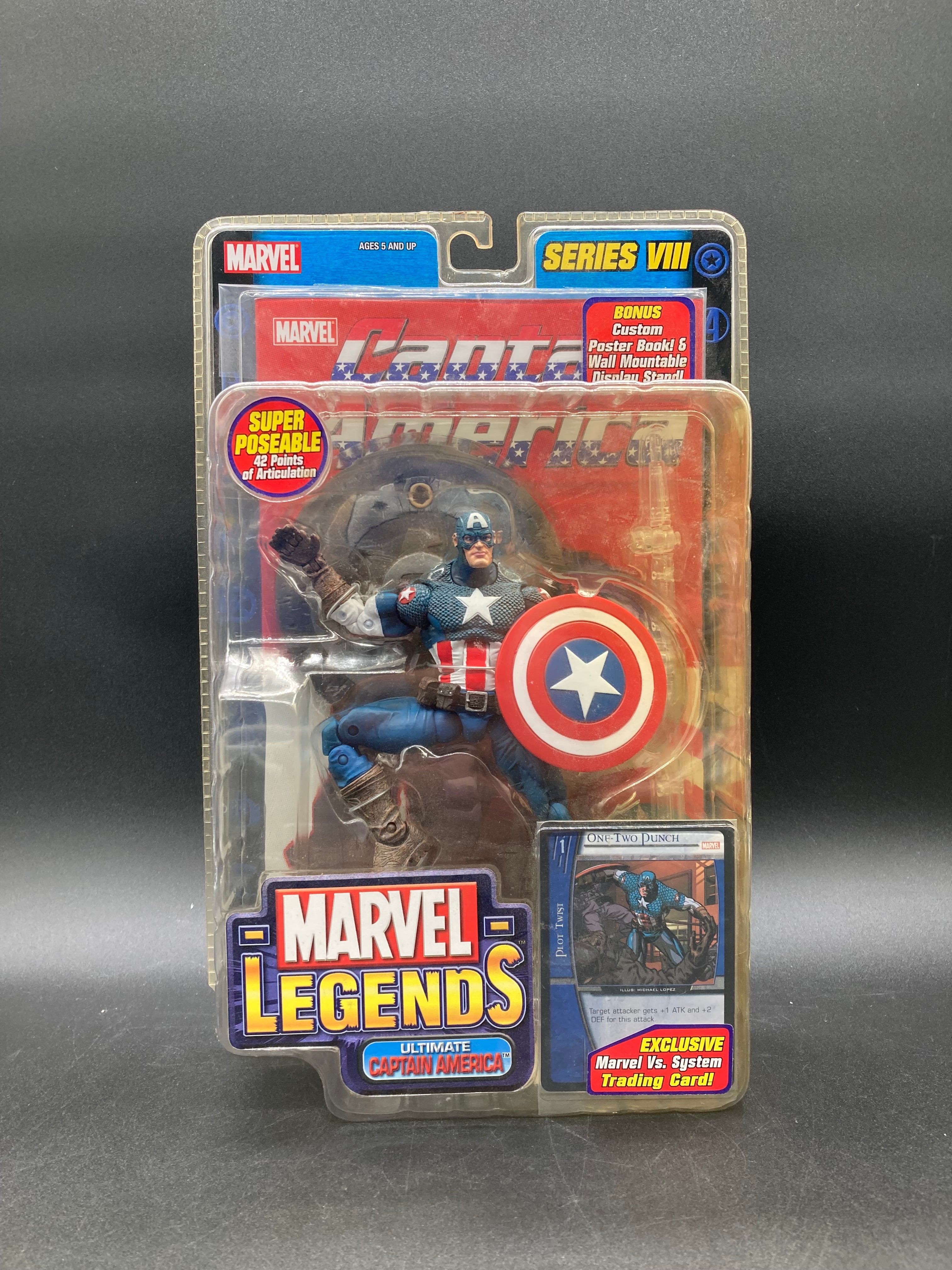 Ultimate Captain America Marvel Legends Series 7 Action Figure Toybiz 2004