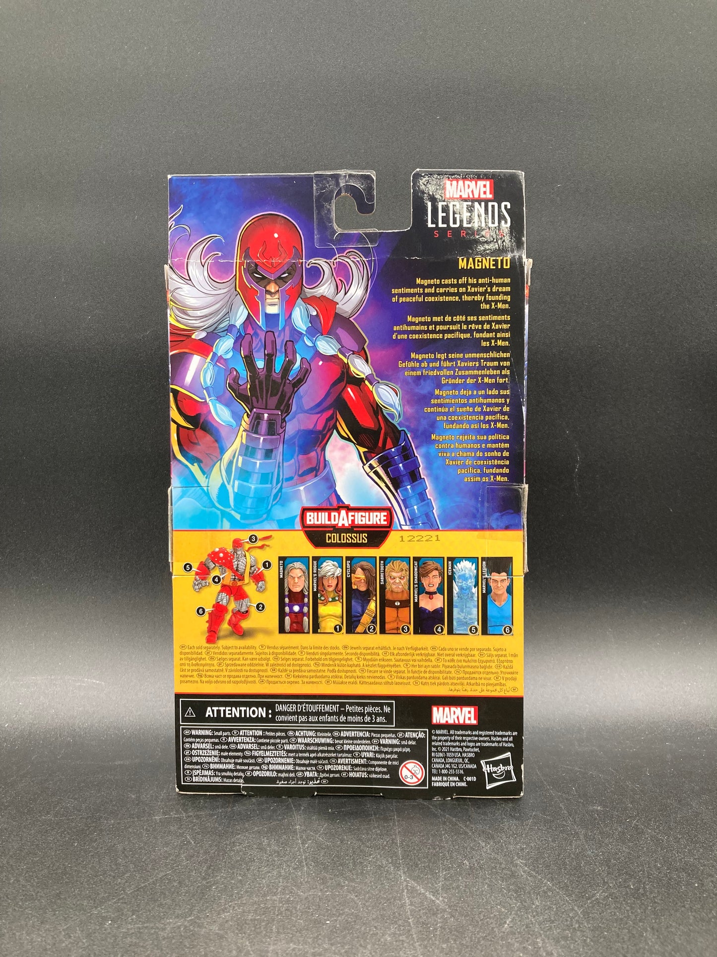 Magneto Hasbro Marvel Legends X-Men AOA Figure Colossus BAF 2021