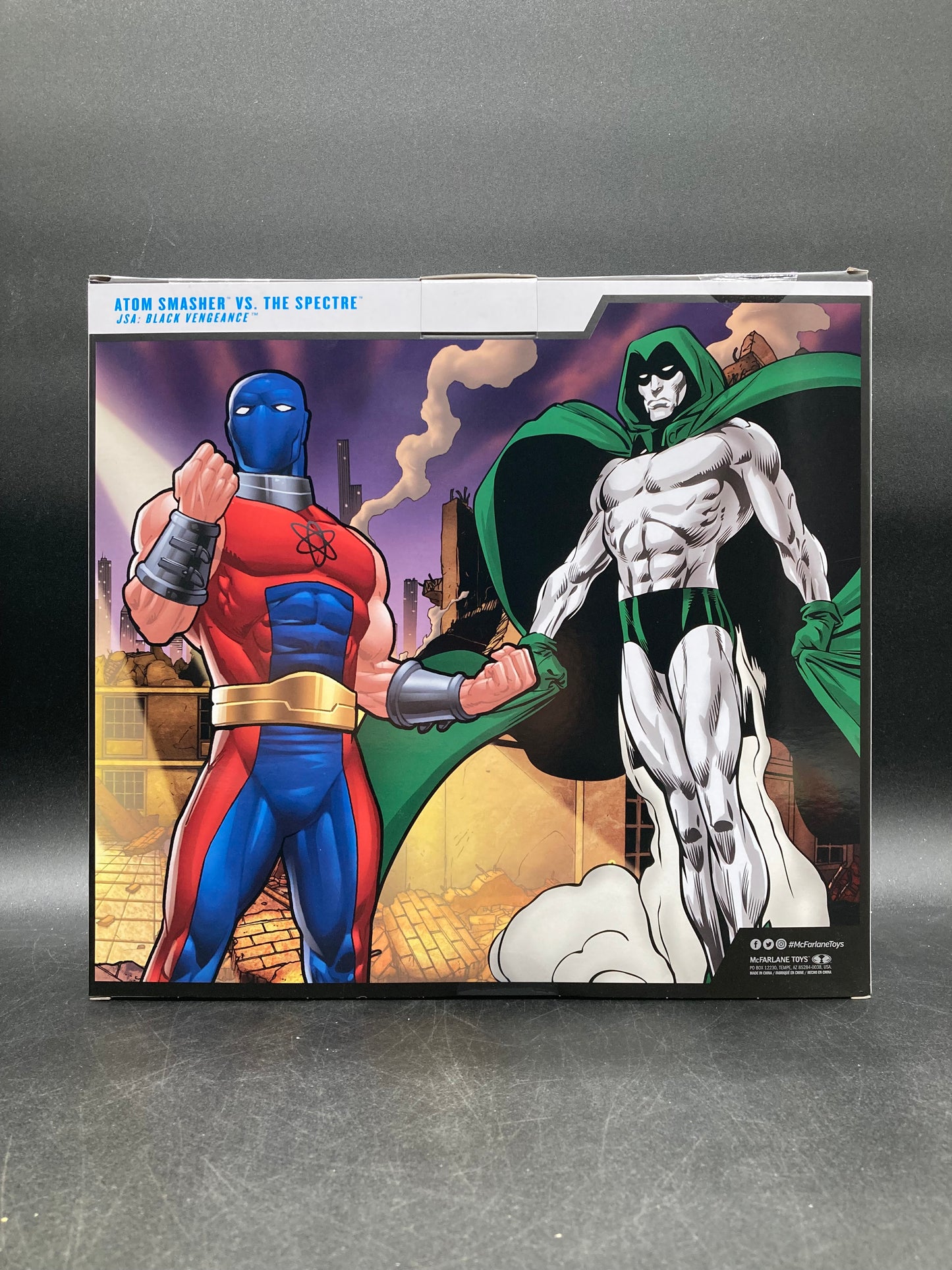 Atom Smasher vs. The Spectre
McFarlane Justice League of America: Black Vengeance DC Multiverse Mega Action Figure Two-Pack