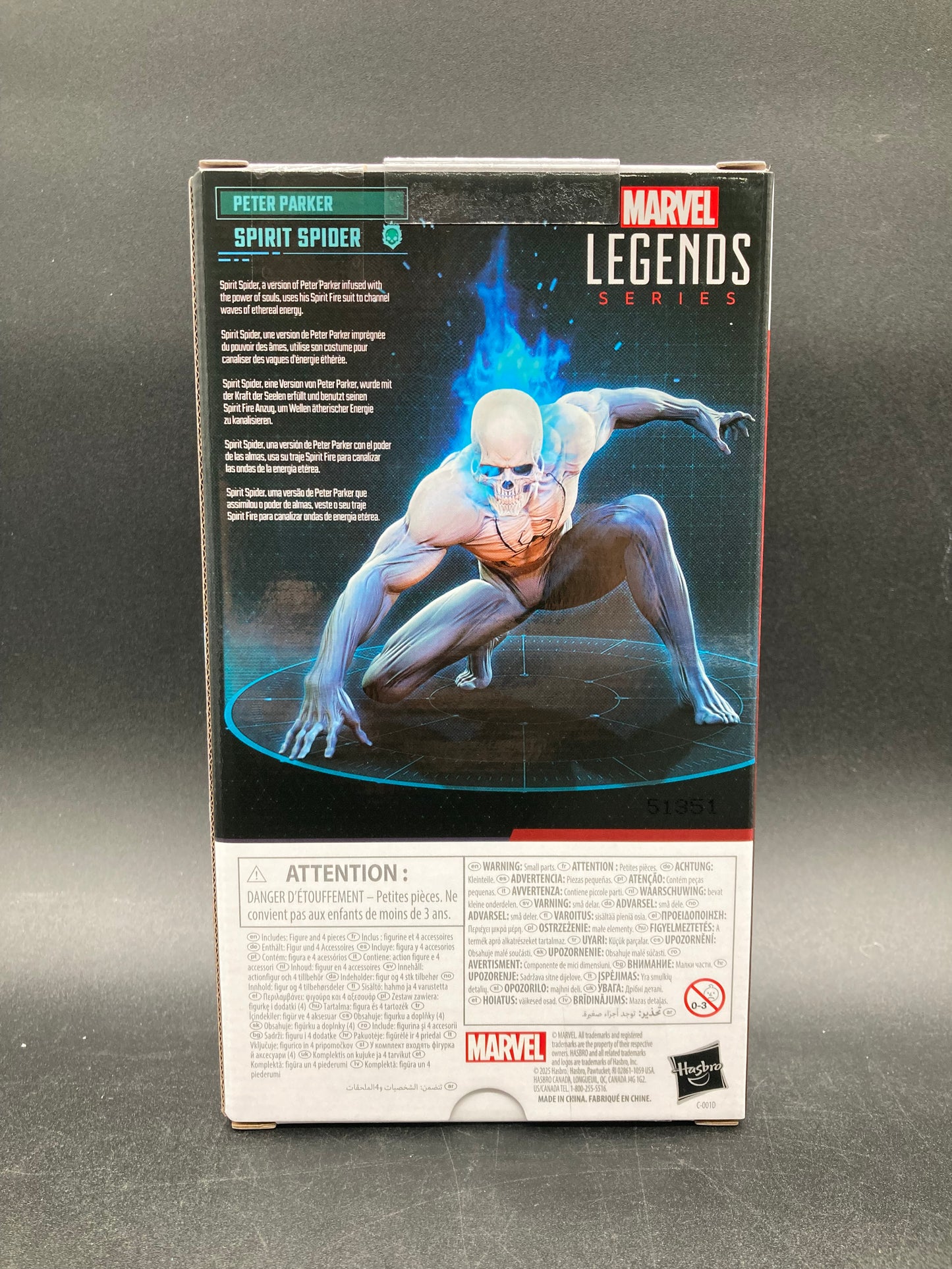 Spirit Spider Gamerverse Spider-Man 2 Marvel Legends Action Figure Hasbro 2025