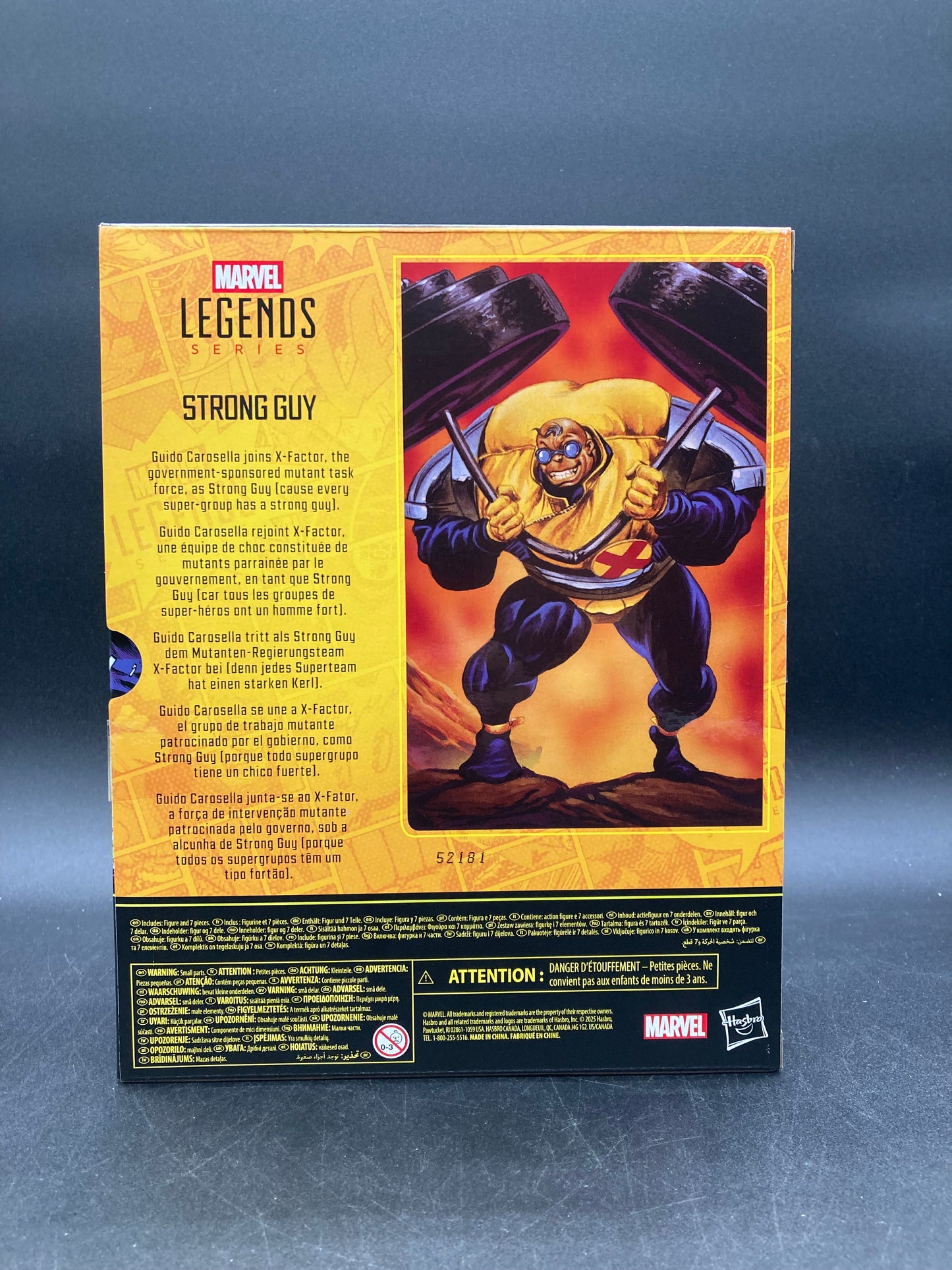 Strong Guy X-Factor Marvel Legends Action Figure Hasbro 2025
