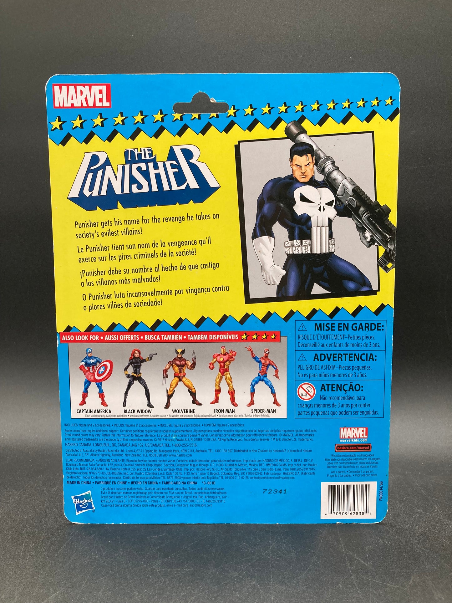 The Punisher Retro Marvel Legends Action Figure Hasbro 2017