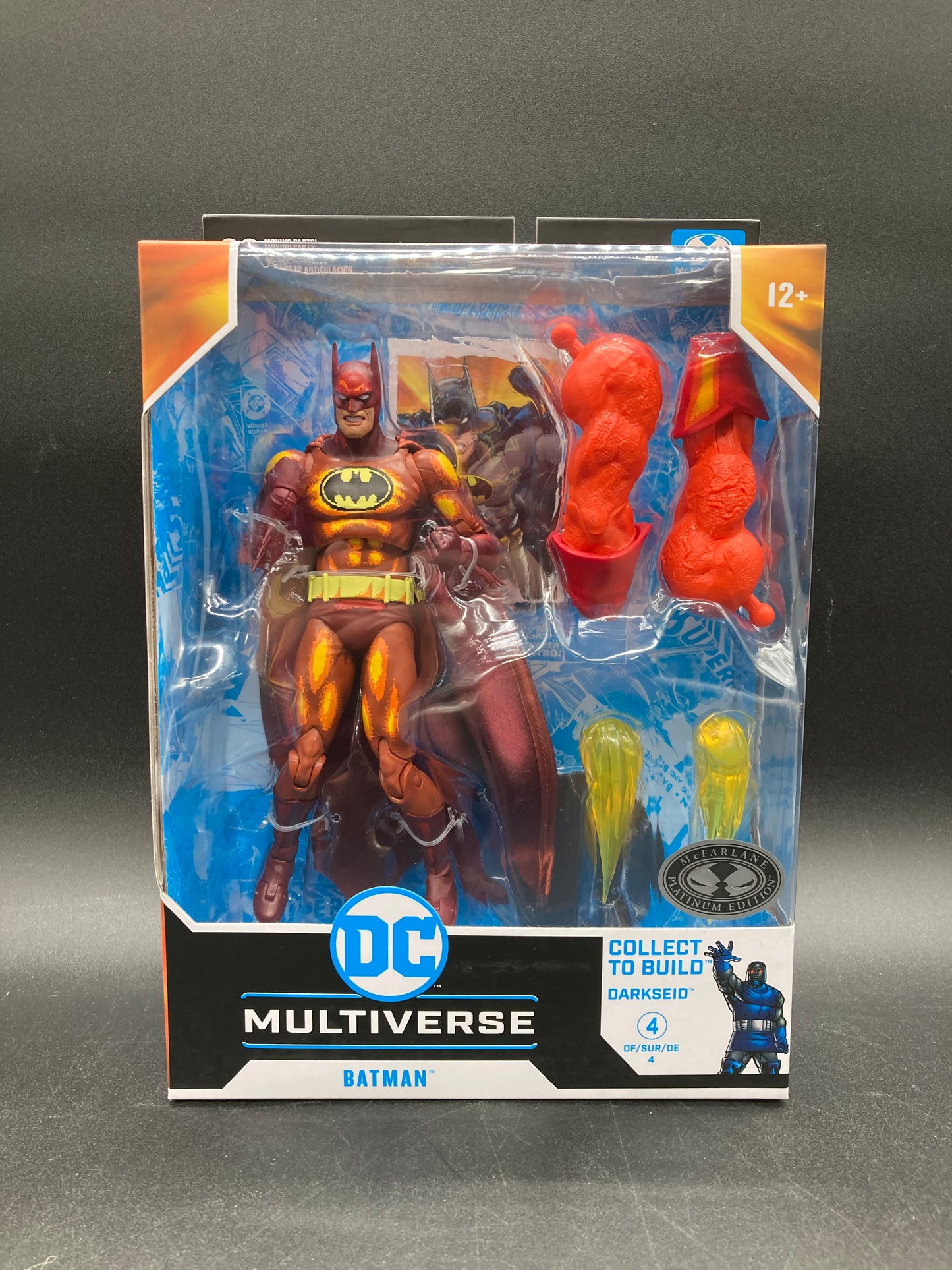 Batman (Red Variant) DC Multiverse McFarlane Toys Justice League Task Force Platinum Edition Figure Darkseid BAF 2024