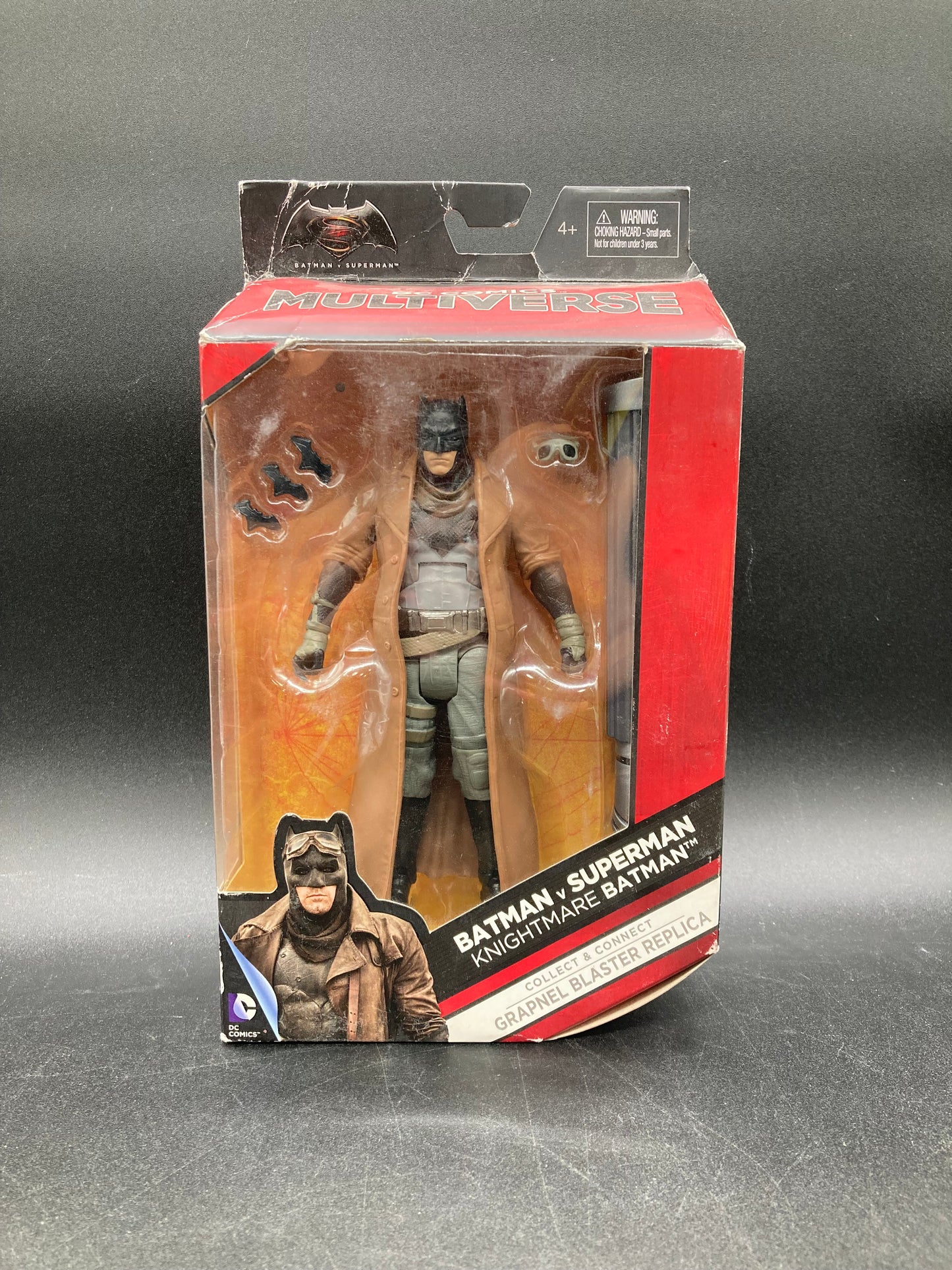 Knightmare Batman Mattel DC Justice League Figure Grapnel Blaster Replica C&C 2015