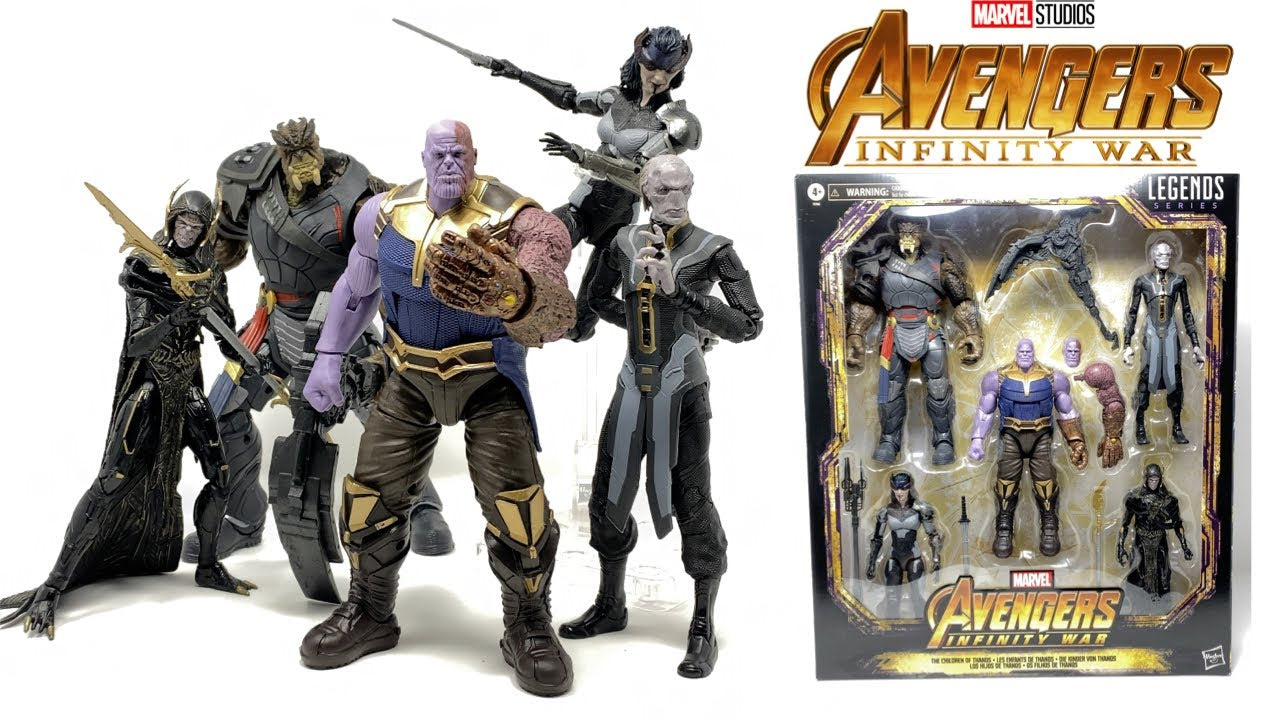 Children Of Thanos + Outriders Set Hasbro Marvel Legends Avengers Infinity War Figure Set 2020/2024