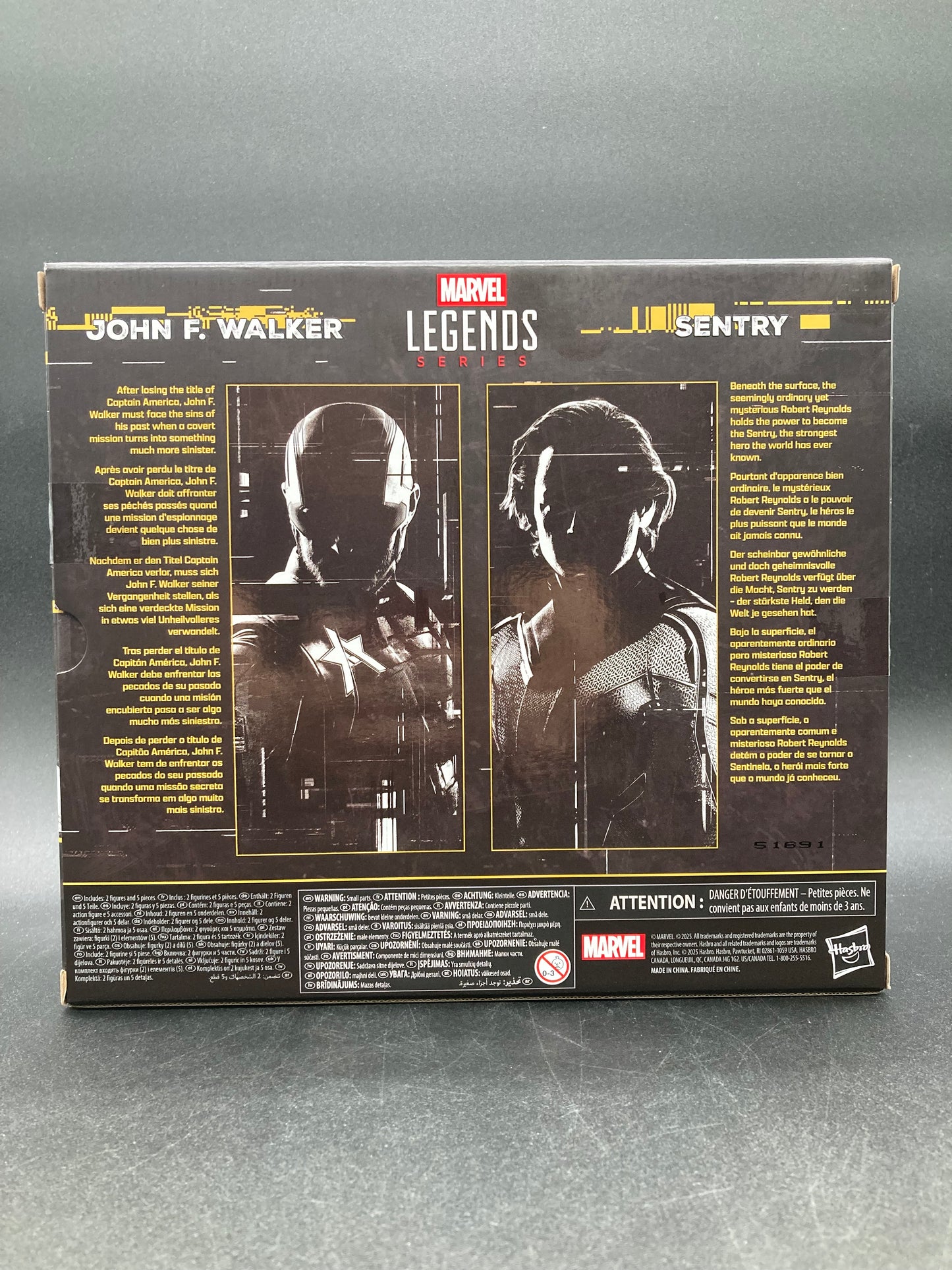 U.S. Agent & Sentry Thunderbolts Marvel Legends Action Figure Set Hasbro 2025