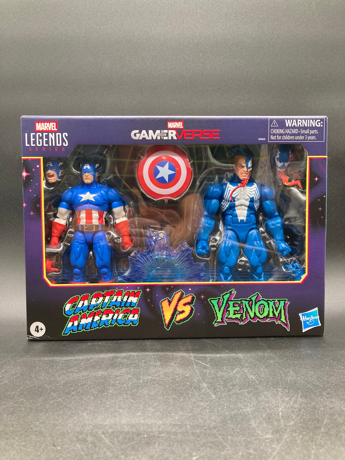 Captain America VS Venom Gamerverse Marvel Legends Action Figure Set Hasbro 2025