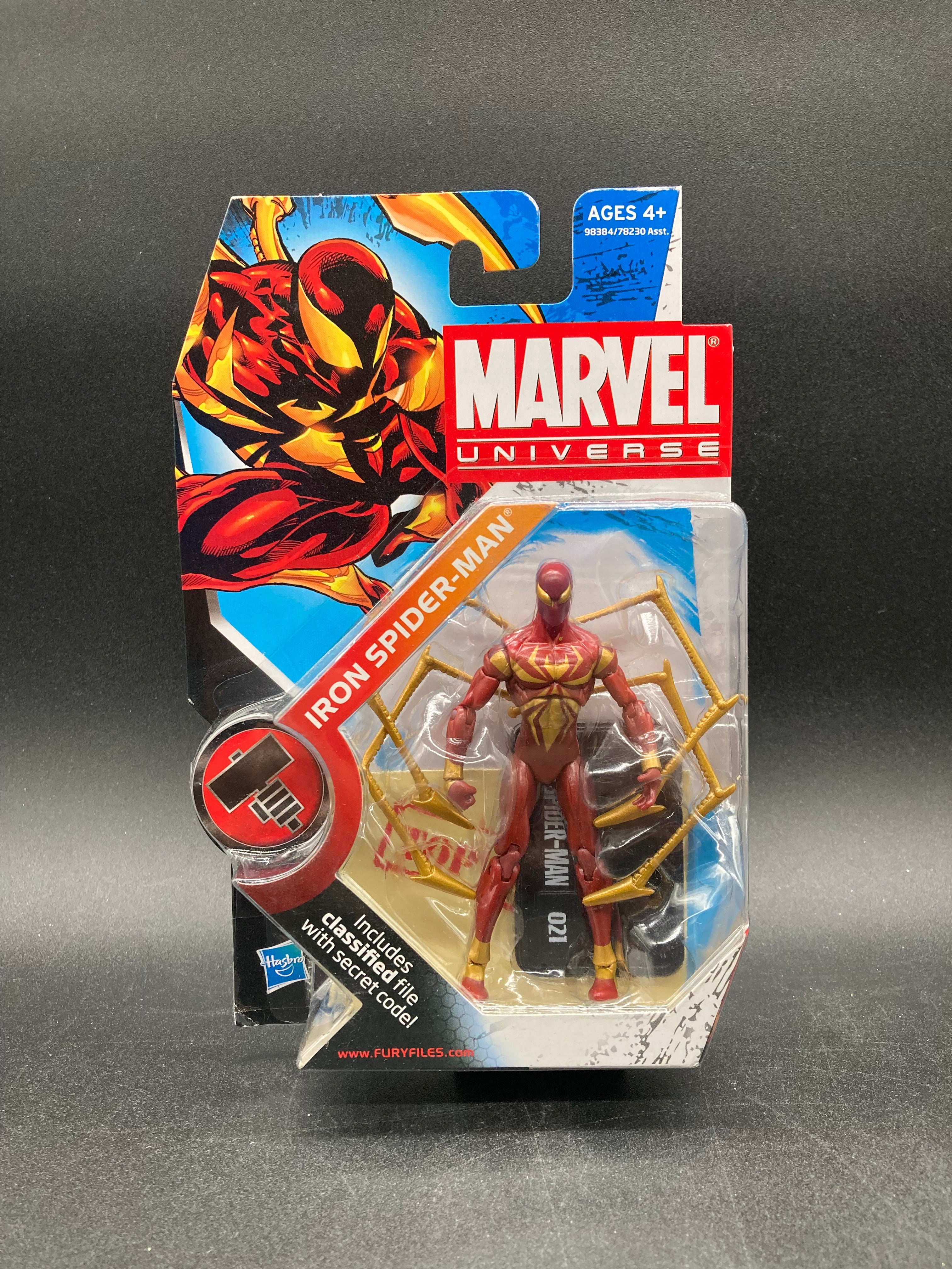 Iron Spider-Man Marvel Universe 3.75 in. Action Figure Hasbro 2009