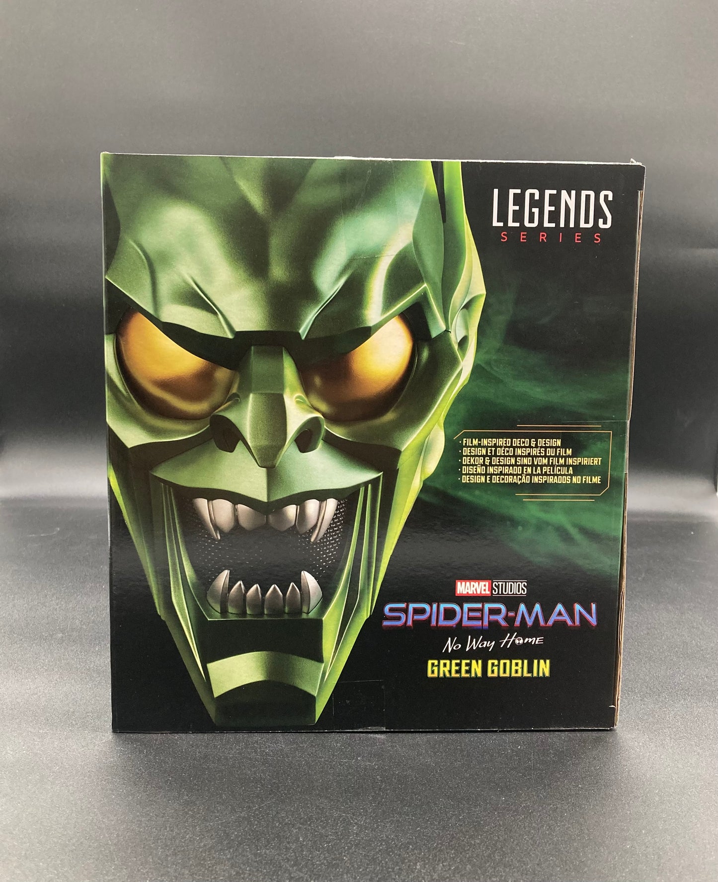 Green Goblin Premium Helmet Hasbro Marvel Legends Series Spider-Man No Way Home 2024 Costume/Cosplay Accessory