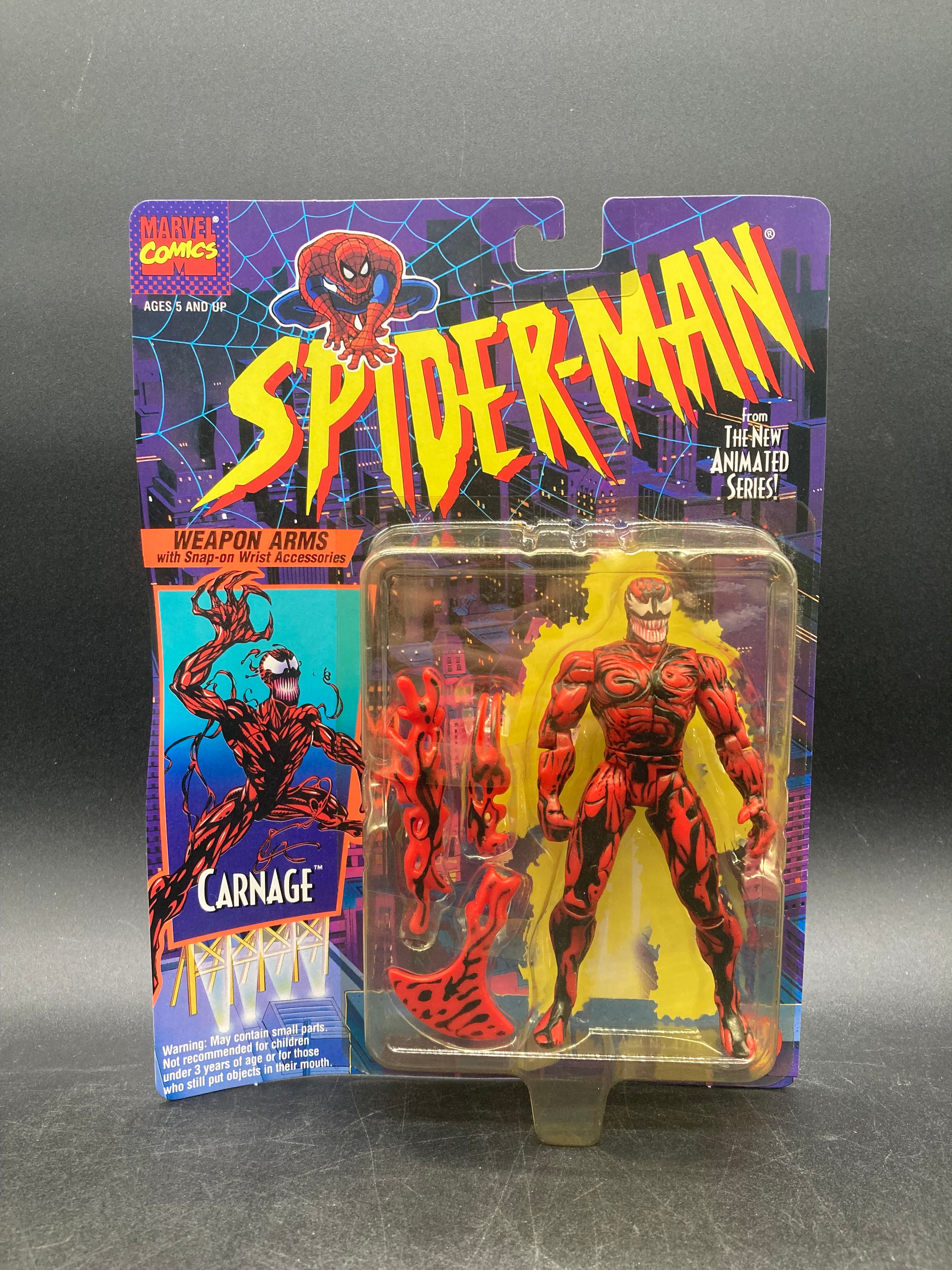 Carnage Spider-Man: The Animated Series Action Figure Toybiz 1994