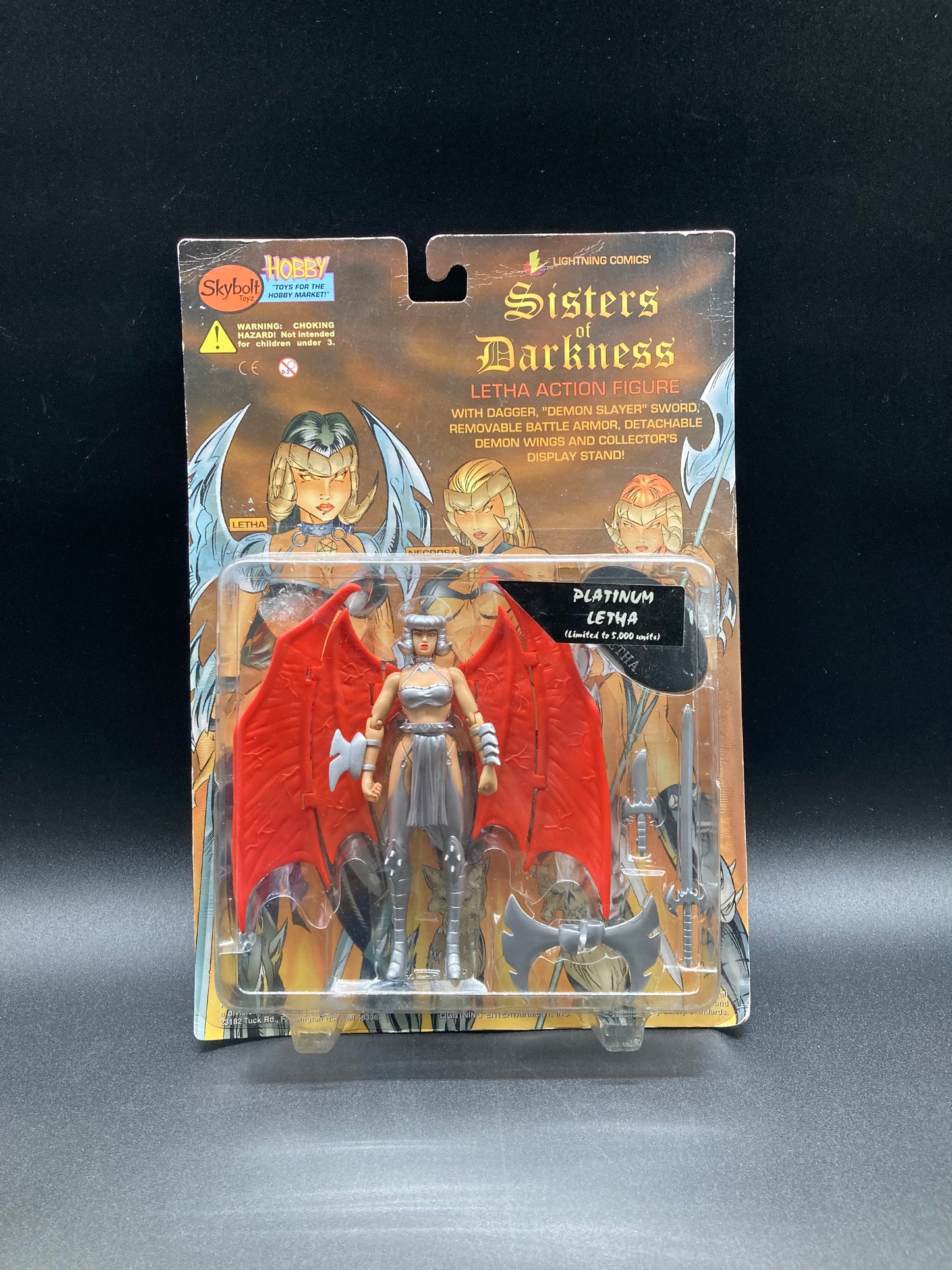 Platinum Letha (Limited Edition) Skybolt Toyz Sisters Of Darkness Figure 1998