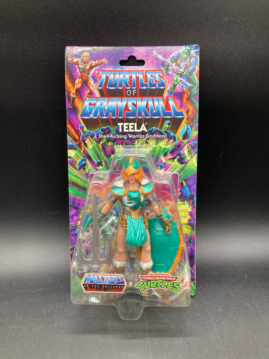 Teela Masters of the Universe Origins: Turtles Of Grayskull Action Figure Mattel 2023
