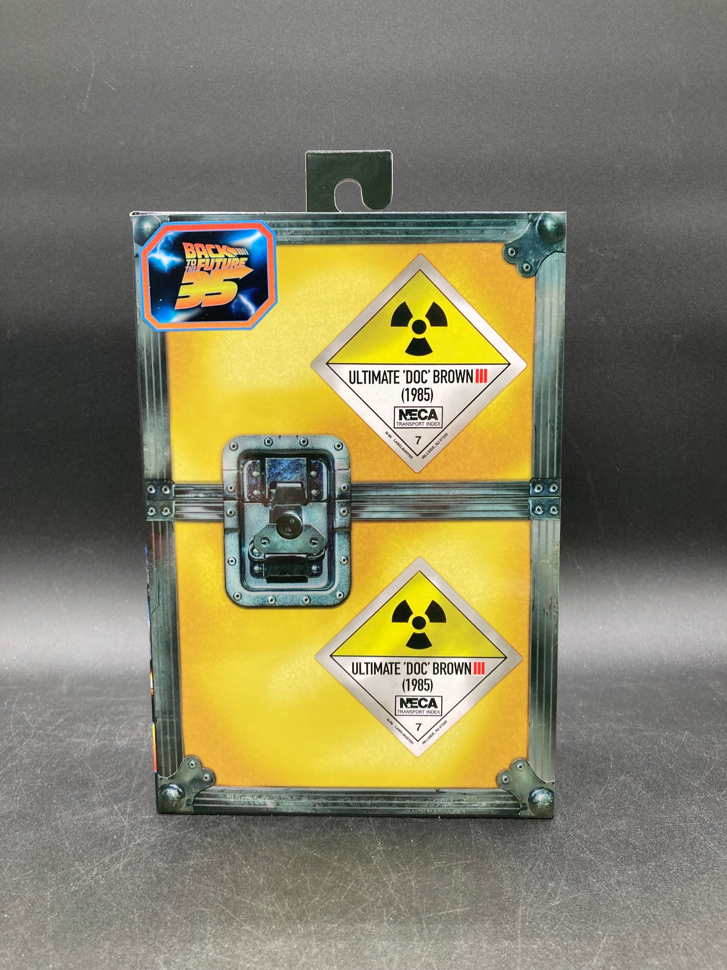 Ultimate Doc Brown Hazmat Suit 1985 NECA Back To The Future 35th Anniversary Figure