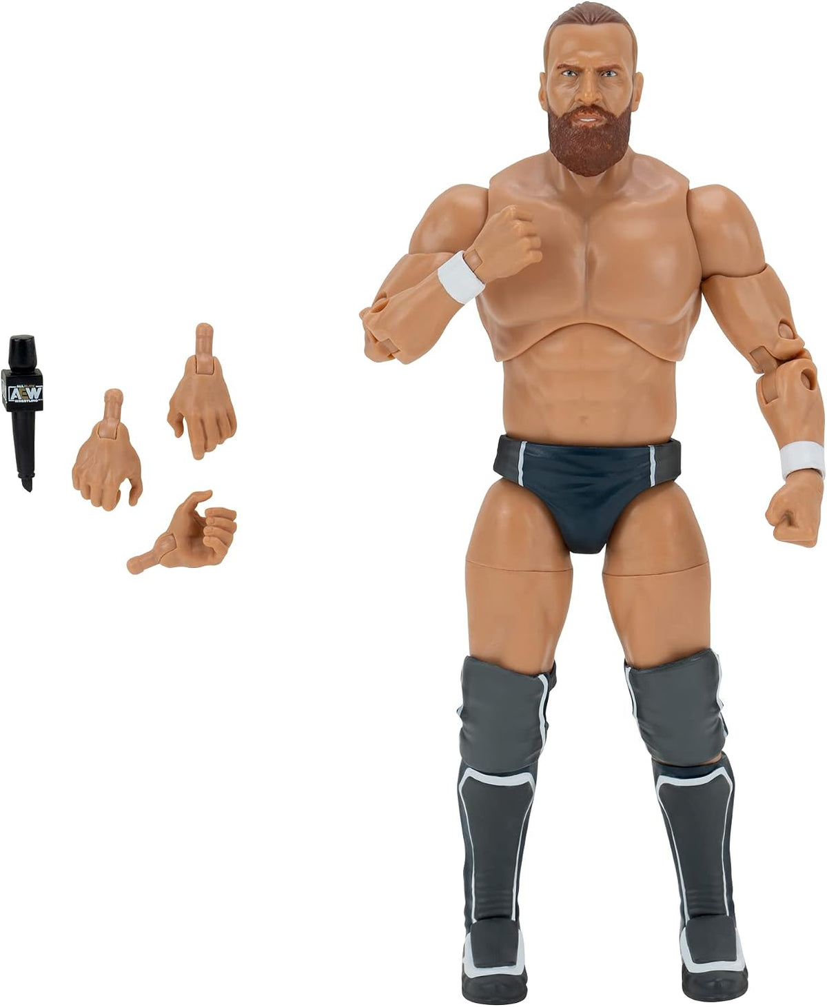 Jon Moxley and Bryan Danielson AEW: Unrivaled Collection Tag Team Pack Action Figure Set Jazwares 2022