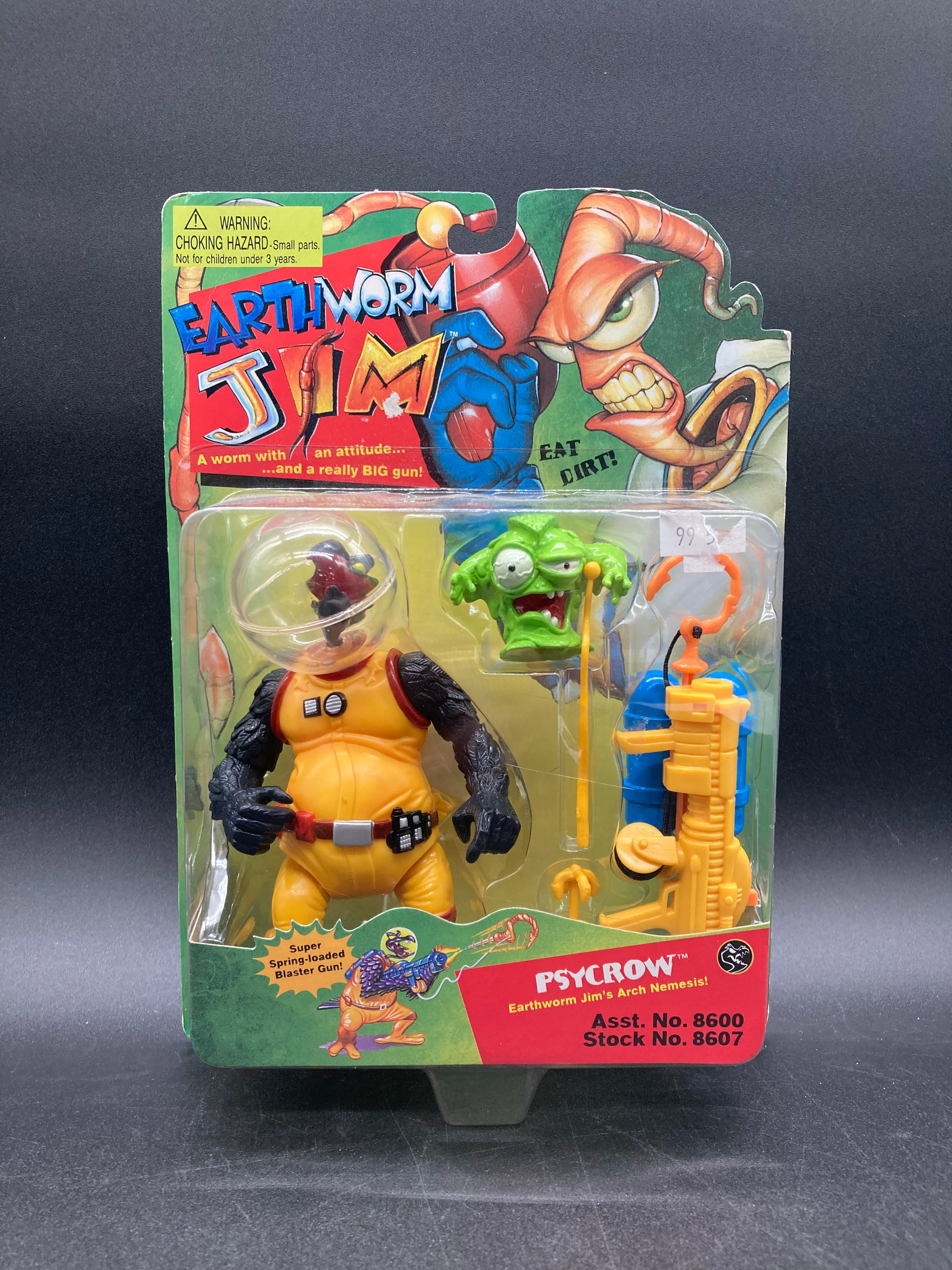 Psycrow with Major Mucus Earthworm Jim Action Figure Playmates 1994