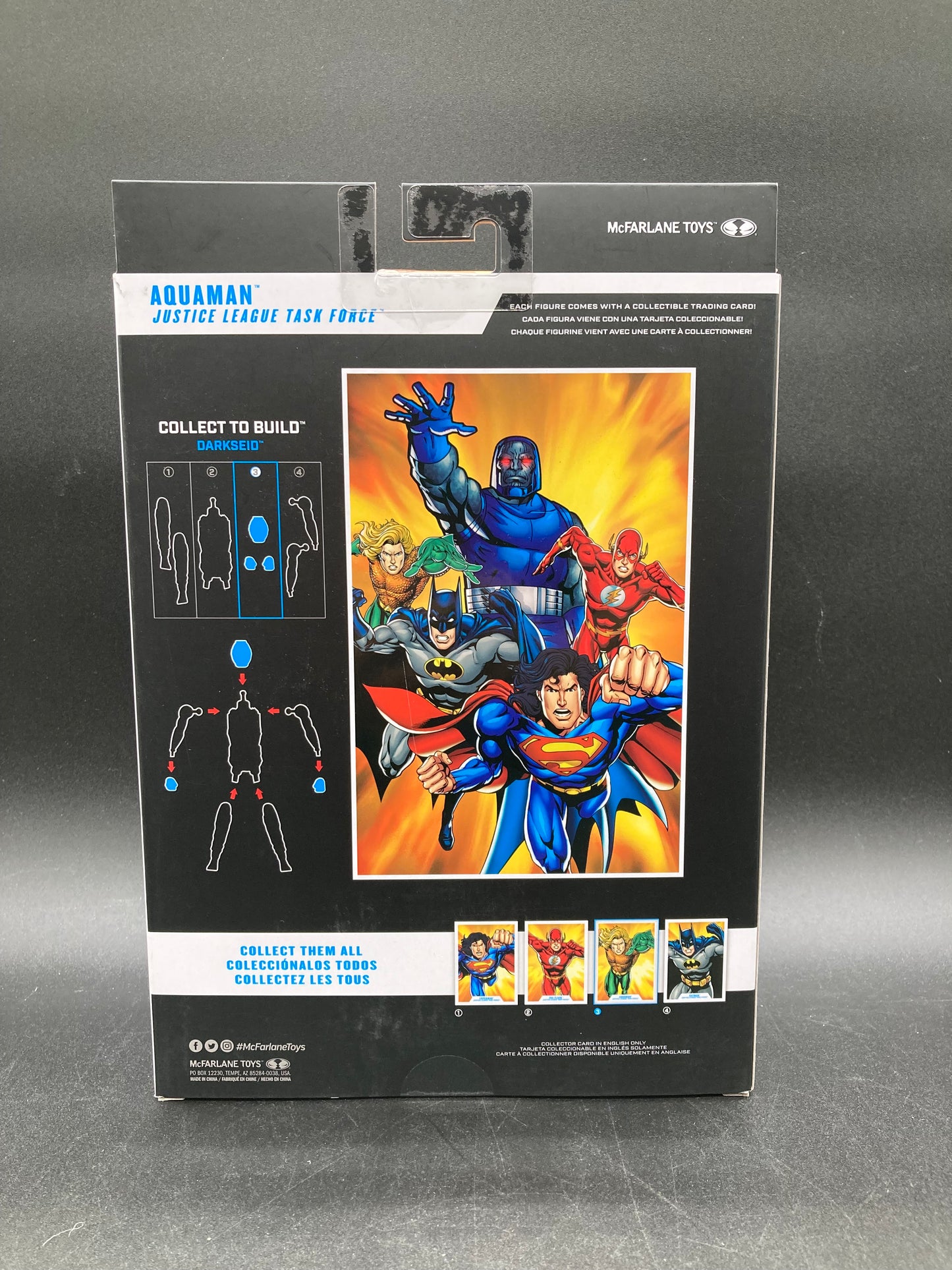 Aquaman (Blue Variant) DC Multiverse McFarlane Toys Justice League Task Force Platinum Edition Figure Darkseid BAF 2024