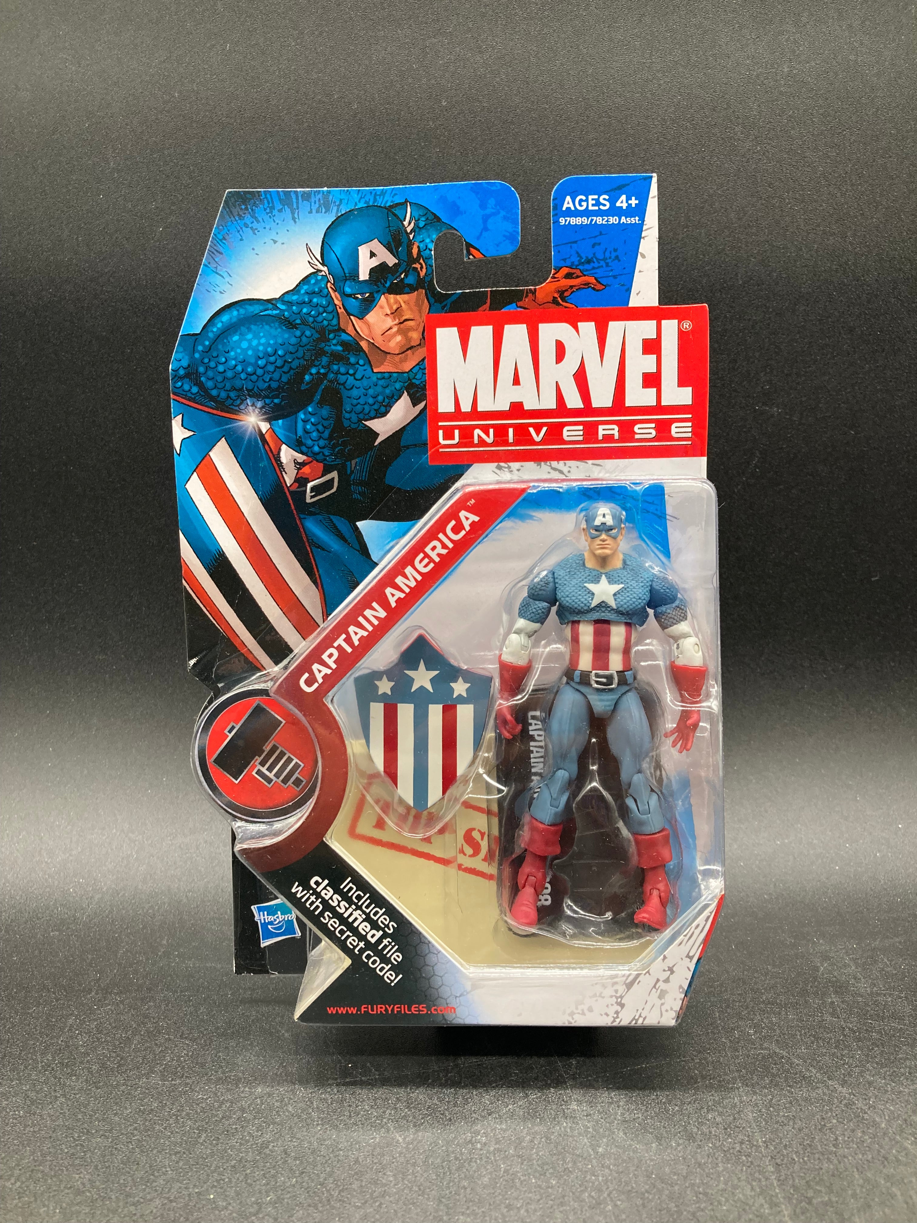 Captain America Marvel Universe 3.75 in. Action Figure Hasbro 2009