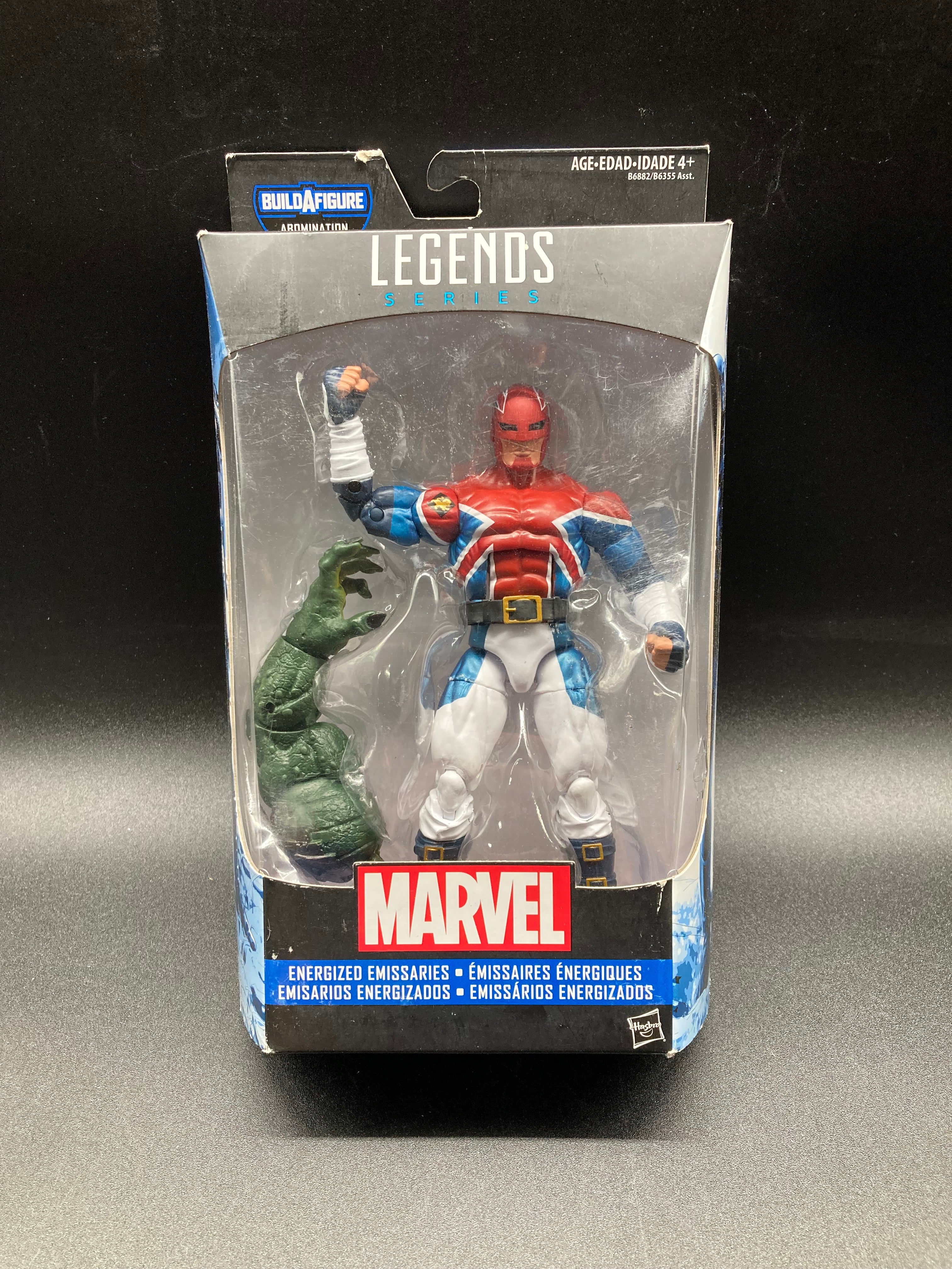 Captain Britain Hasbro Marvel Legends Energized Emissaries Figure Abomination BAF 2015