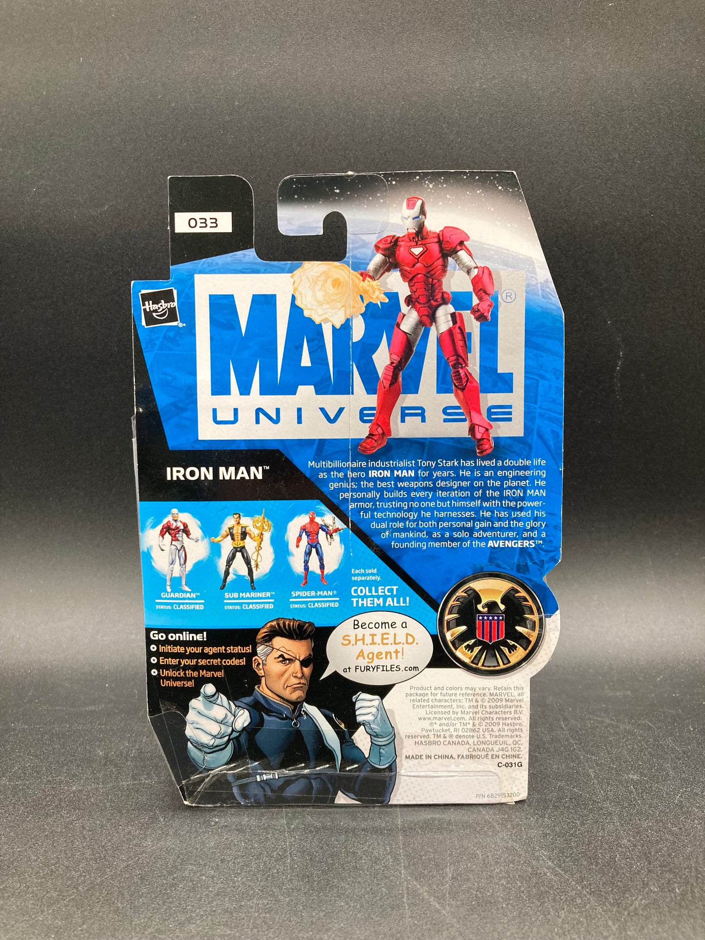 Iron Man Marvel Universe 3.75 in. Action Figure Hasbro 2009