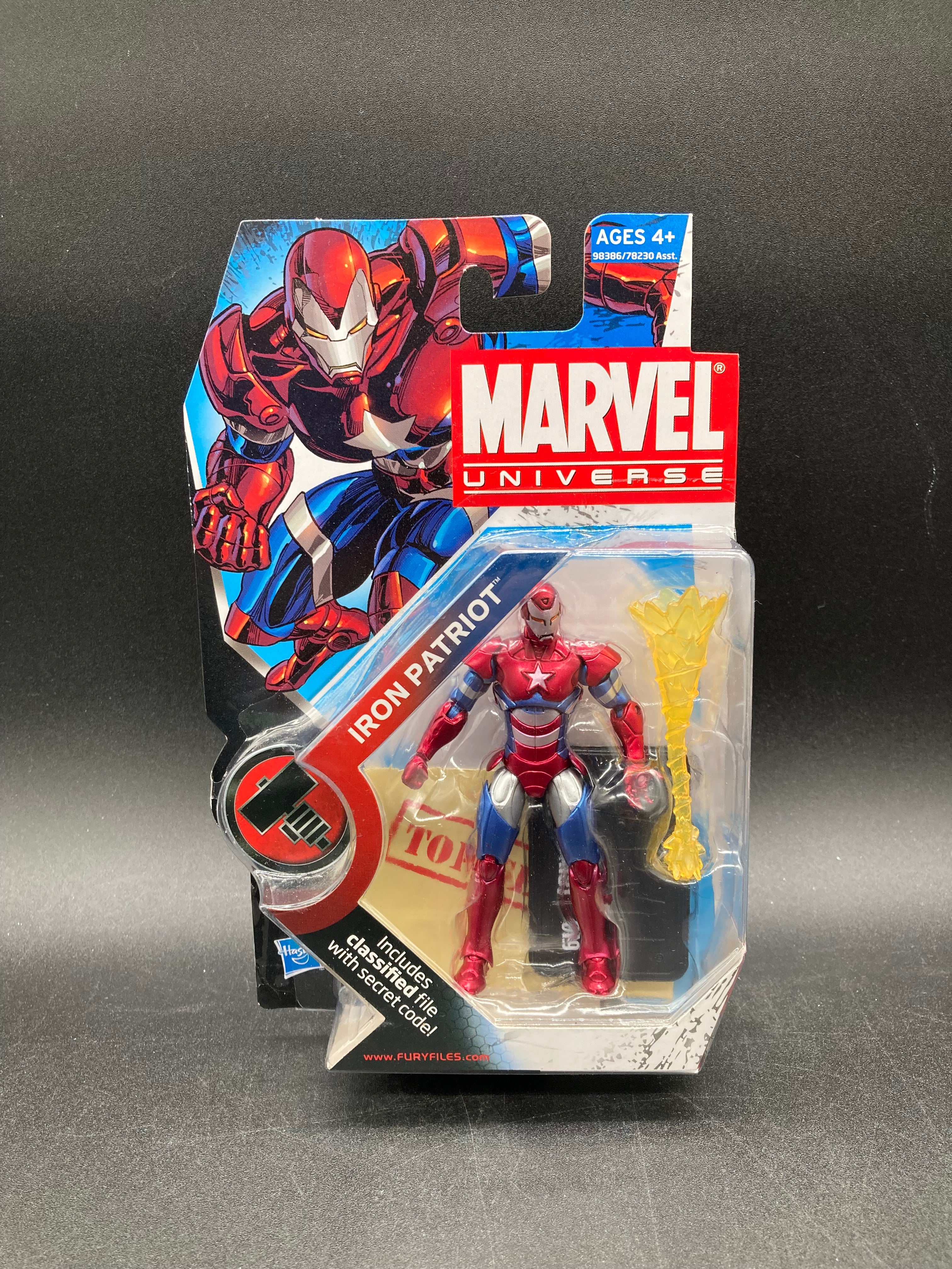Iron Patriot Marvel Universe 3.75 in. Action Figure Hasbro 2009