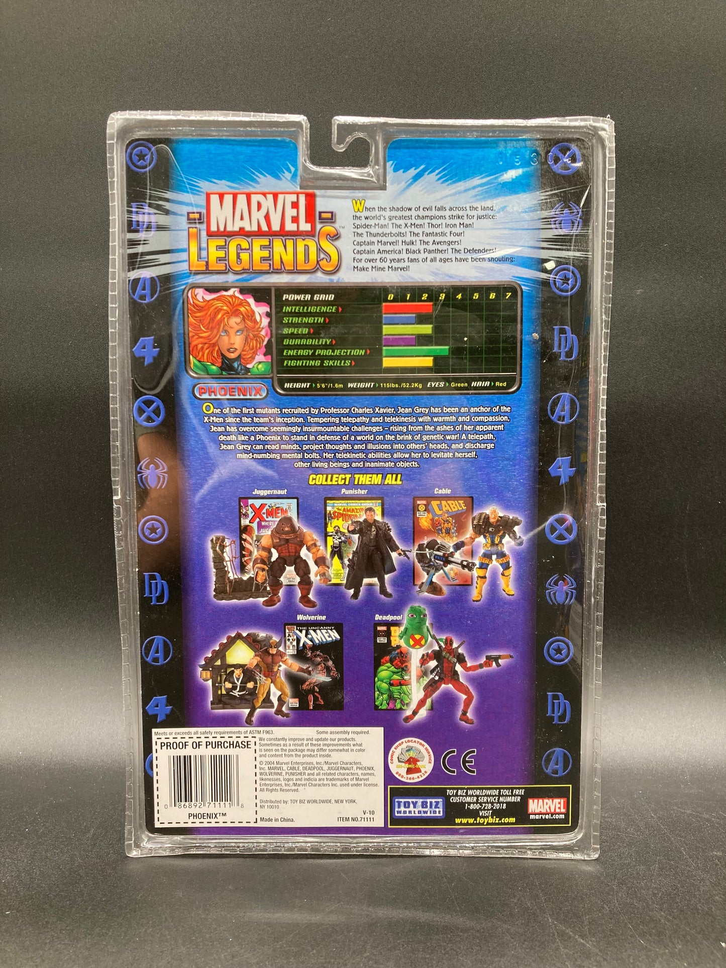 Phoenix Marvel Legends Series 6 Action Figure Toybiz 2004