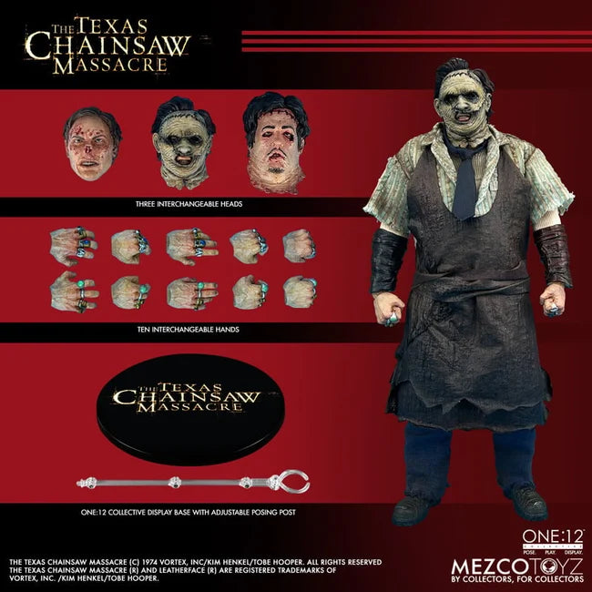 Leatherface TCM 2003 Action Figure Mezco Toyz One:12 Collective 2026
