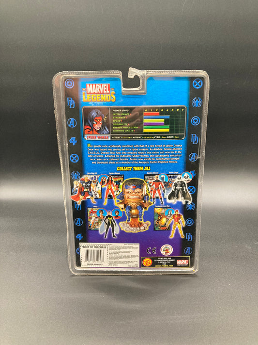 Spider-Woman Marvel Legends M.O.D.O.K. Series Action Figure Toybiz 2006