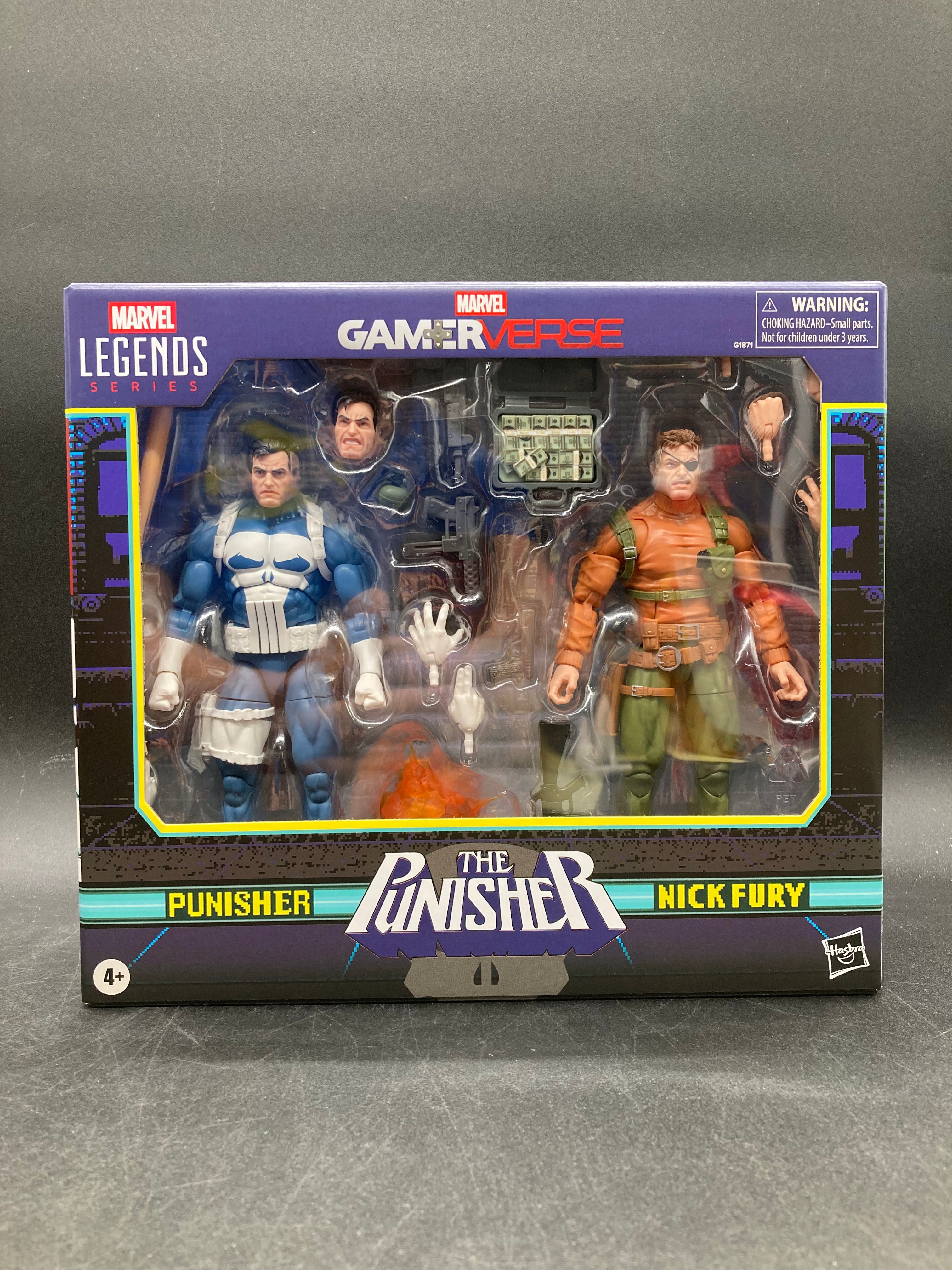 The Punisher & Nick Fury Hasbro Marvel Legends The Punisher Videogame GamerVerse Figure Set