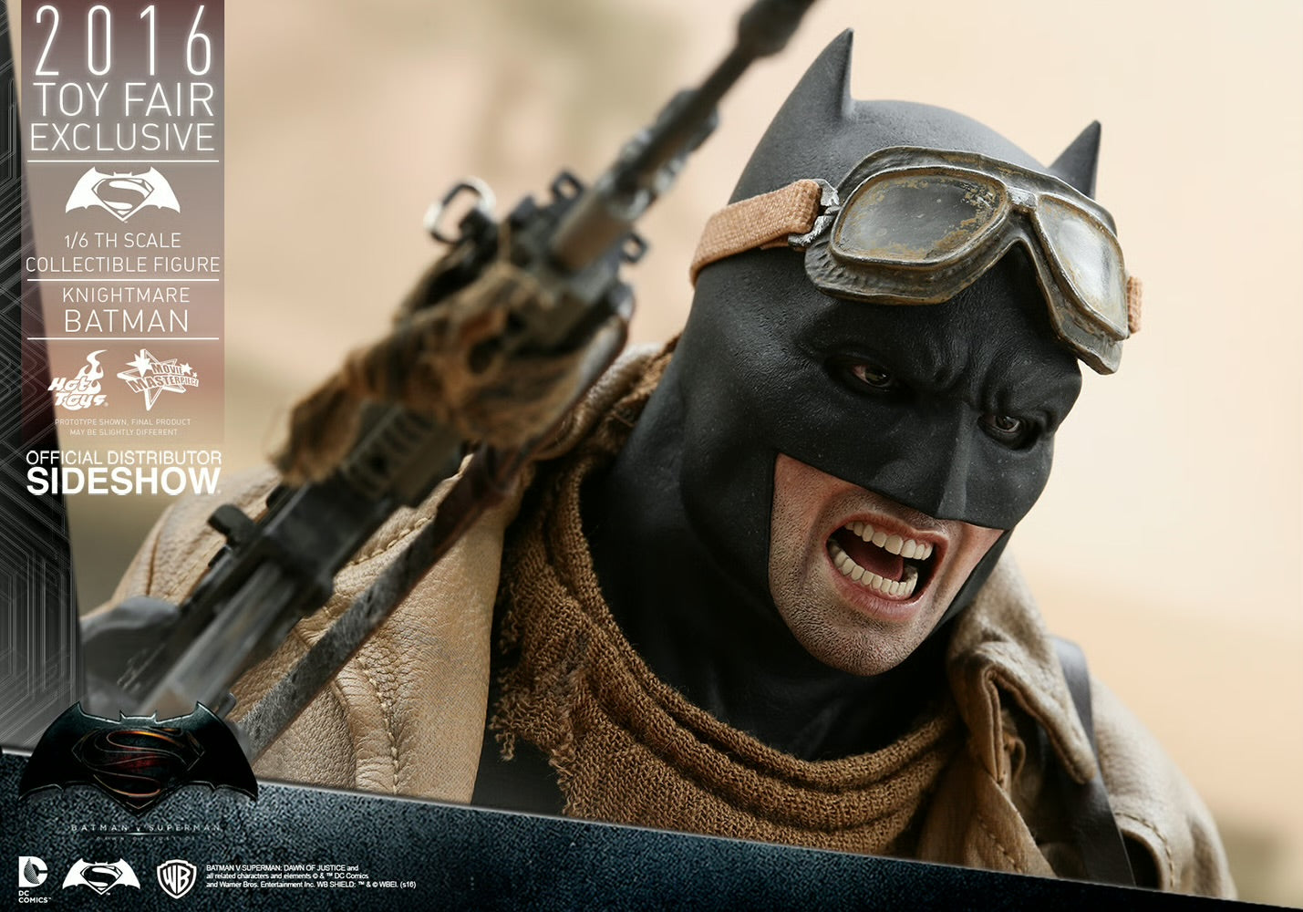 Knightmare Batman Hot Toys Sideshow Collectibles Exclusive Sixth Scale Action Figure (Open)