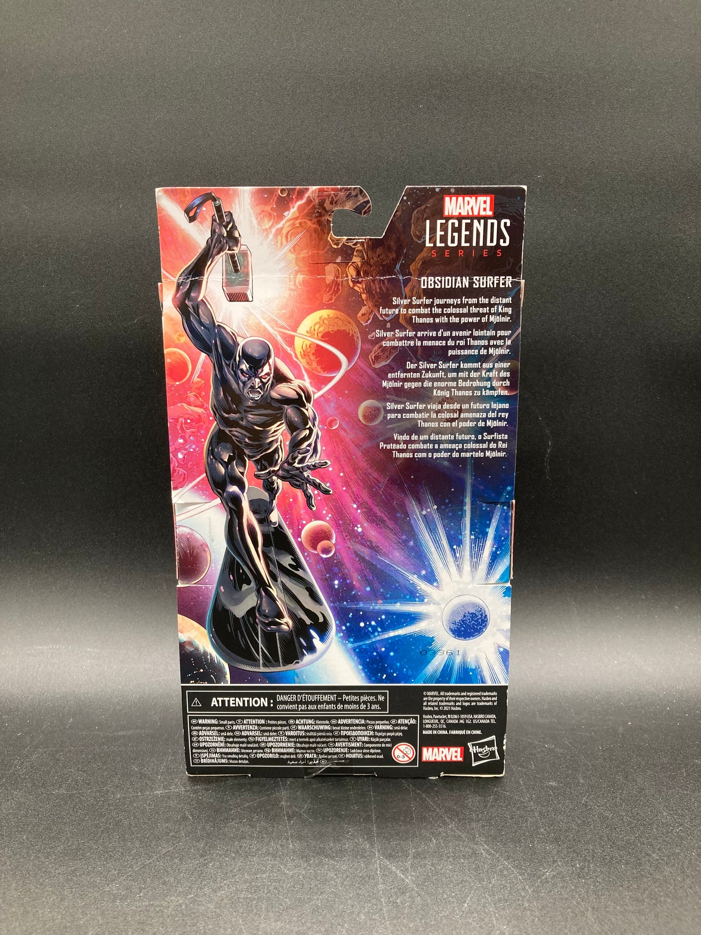 Obsidian Silver Surfer (The Fallen One) Marvel Legends Action Figure Hasbro 2021