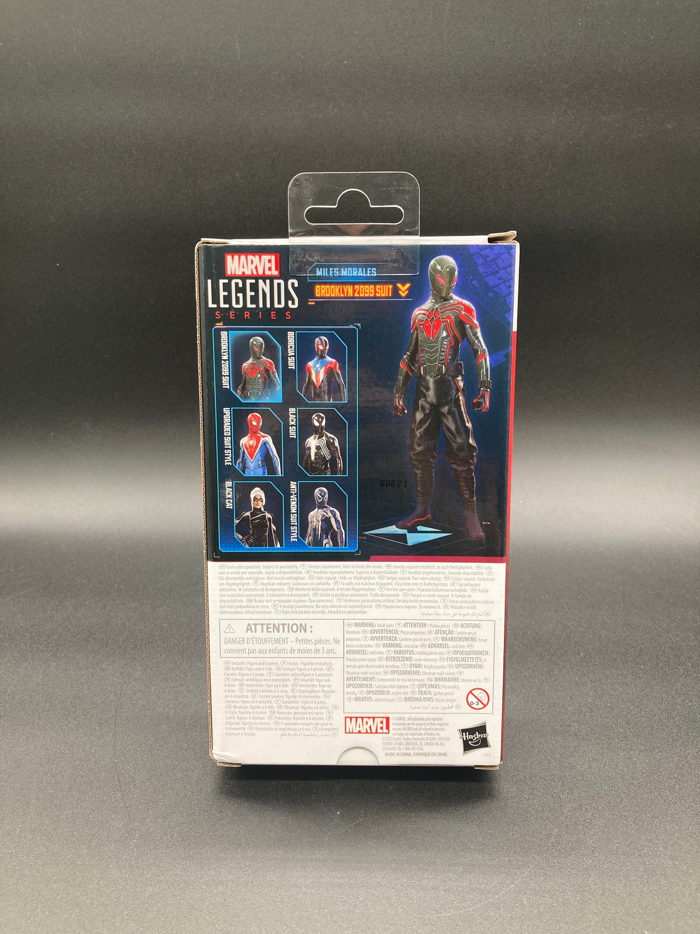 Miles Morales Brooklyn 2099 Suit Hasbro Marvel Legends Spider-Man 2 Figure 2025