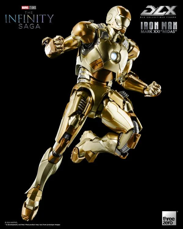 Iron Man Mark XXI "Midas" 1/12 Scale Avengers: The Infinity Saga DLX Three Zero Action Figure