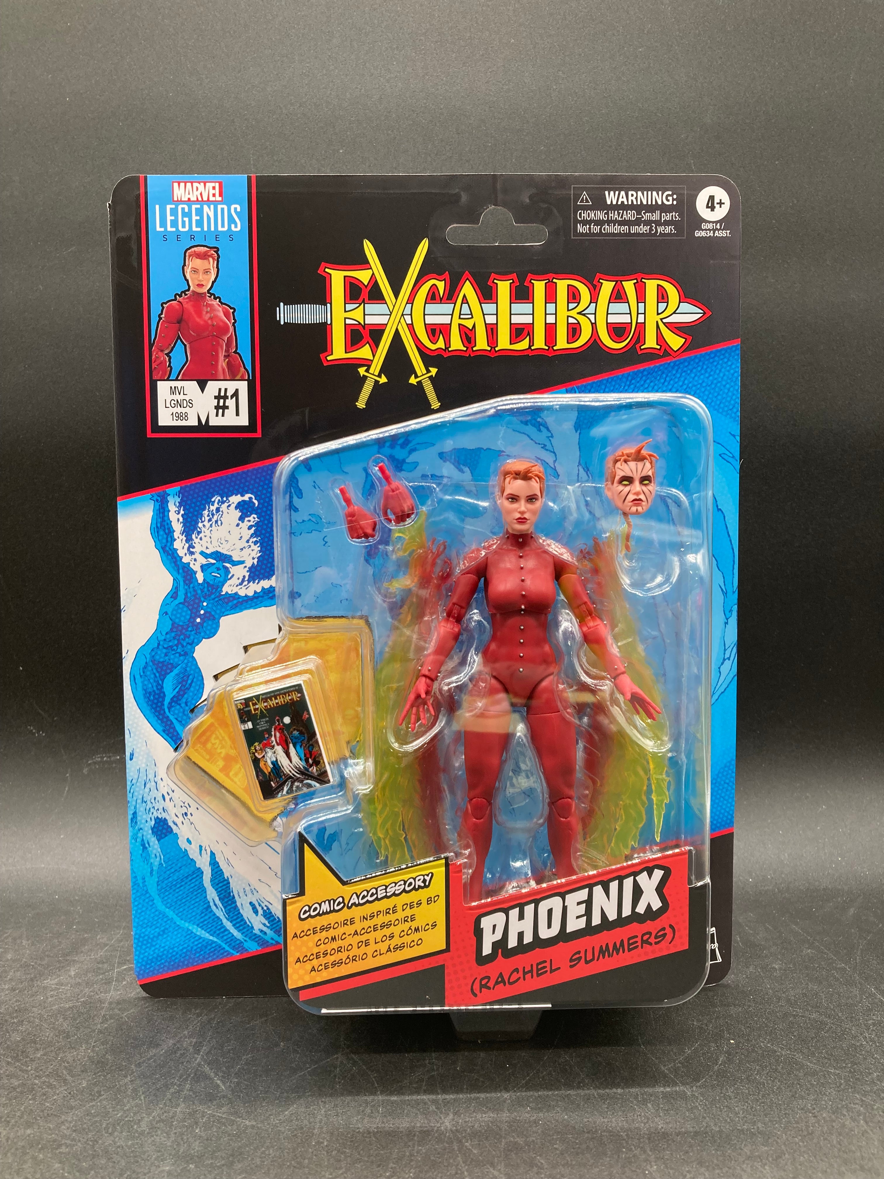 Phoenix (Rachel Summers) Hasbro Marvel Legends Excalibur #1 Comic Cover Figure