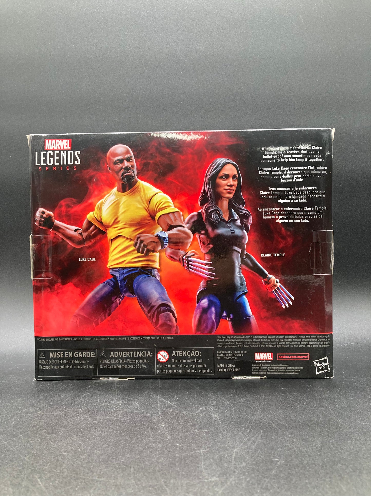 Luke Cage & Claire Temple Hasbro Marvel Legends Luke Cage Netflix Figure Set 2017