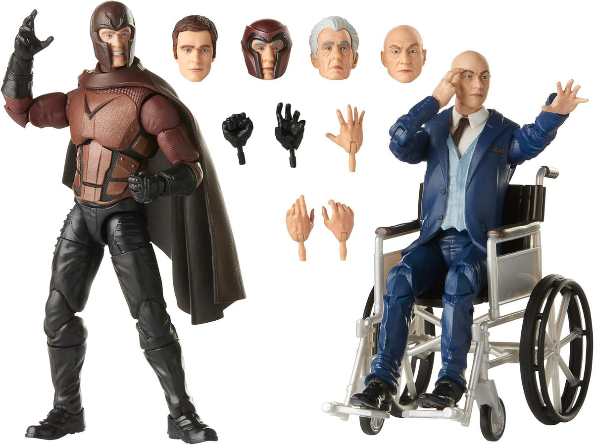 Magneto and Professor X (Opened Box) X-Men Marvel Legends Series Action Figure Set Hasbro 2020