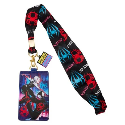 Spider-Man: Across the Spider-Verse Miles and Gwen Lanyard with Cardholder