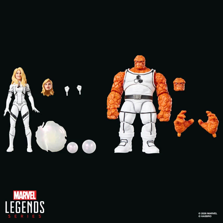 The Thing & Invisible Woman FF Marvel Legends Action Figure Set Hasbro 2026