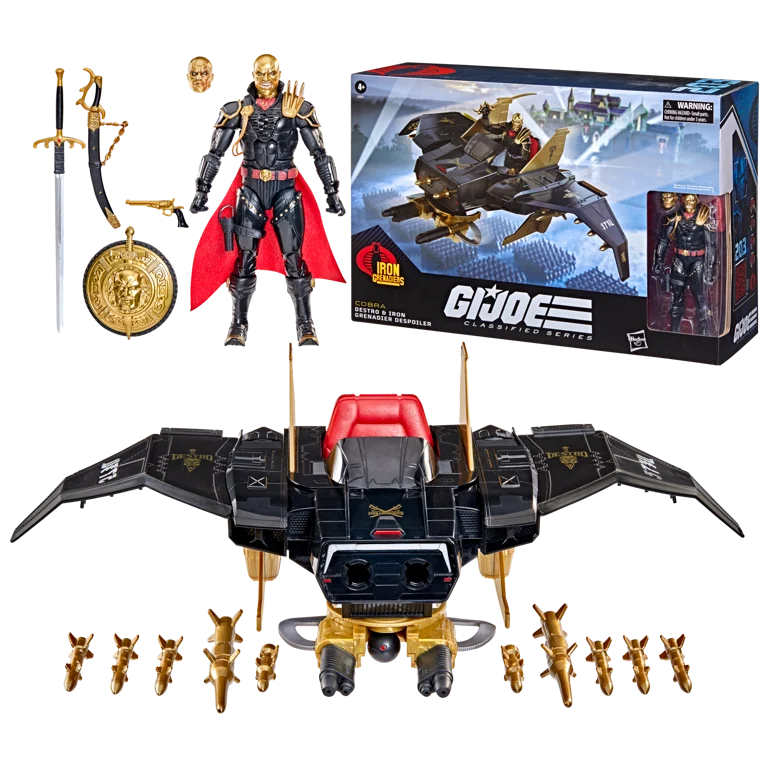 Destro & Iron Grenadier Despoiler #203 GI Joe Classified Series Action Figure Set Hasbro 2026
