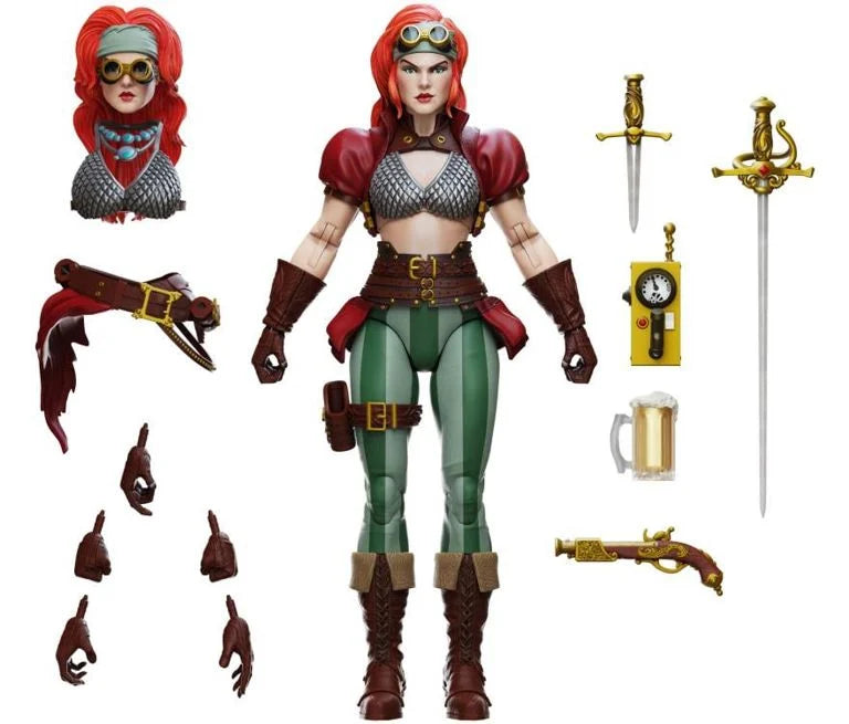 Red Sonja Steampunk Legend Epic H.A.C.K.S. 1:12 Scale Action Figure Boss Fight Studio 2025