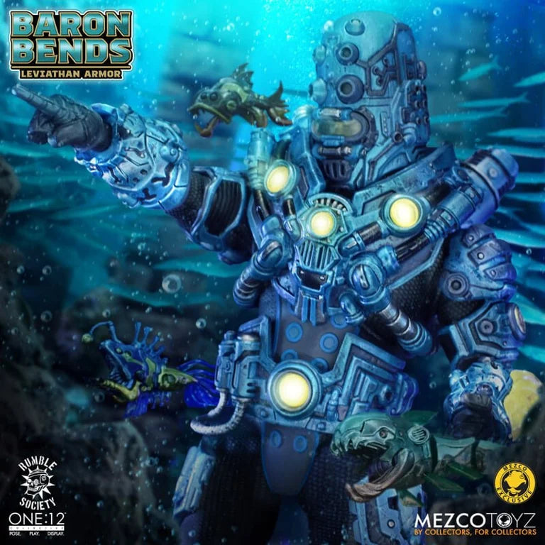 Baron Bends Leviathan Armor Rumble Society Action Figure Mezco Toyz One:12 Collective 2026