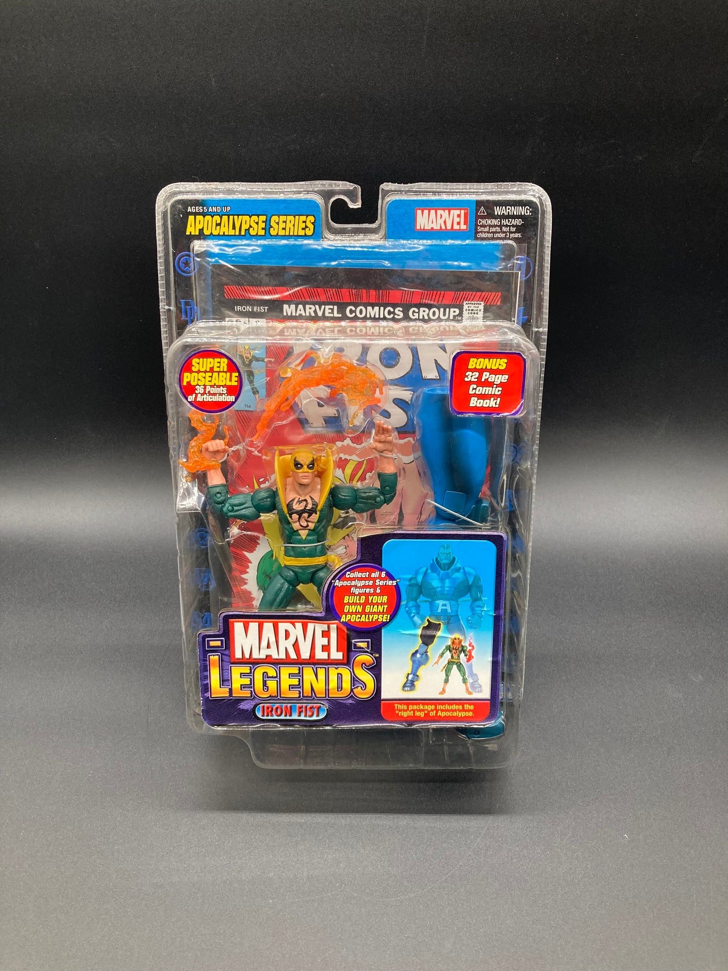 Iron Fist Marvel Legends Apocalypse Series 12 Action Figure Toybiz 2005