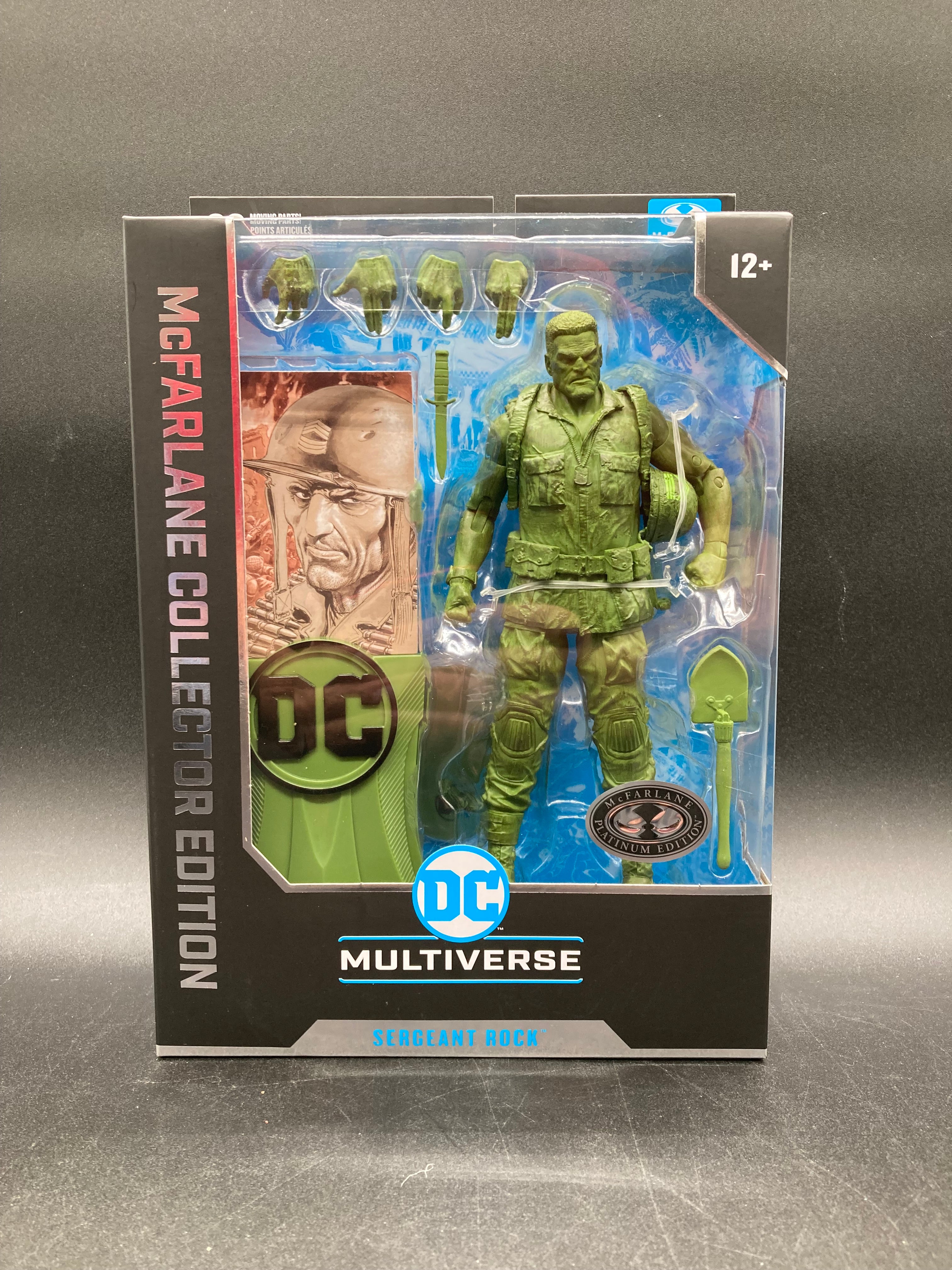 Sergeant Rock (Green Variant) McFarlane Collector Edition DC Multiverse DC Classic Platinum Edition Figure 2025