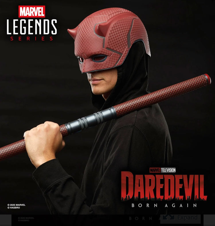 Daredevil Born Again Mask & Billy Club Hasbro Marvel Legends Cosplay Set 2025