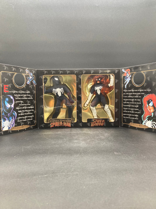 Spectacular Spider-Man & Spider-Woman Toybiz Famous Cover Series 8” Figure Set