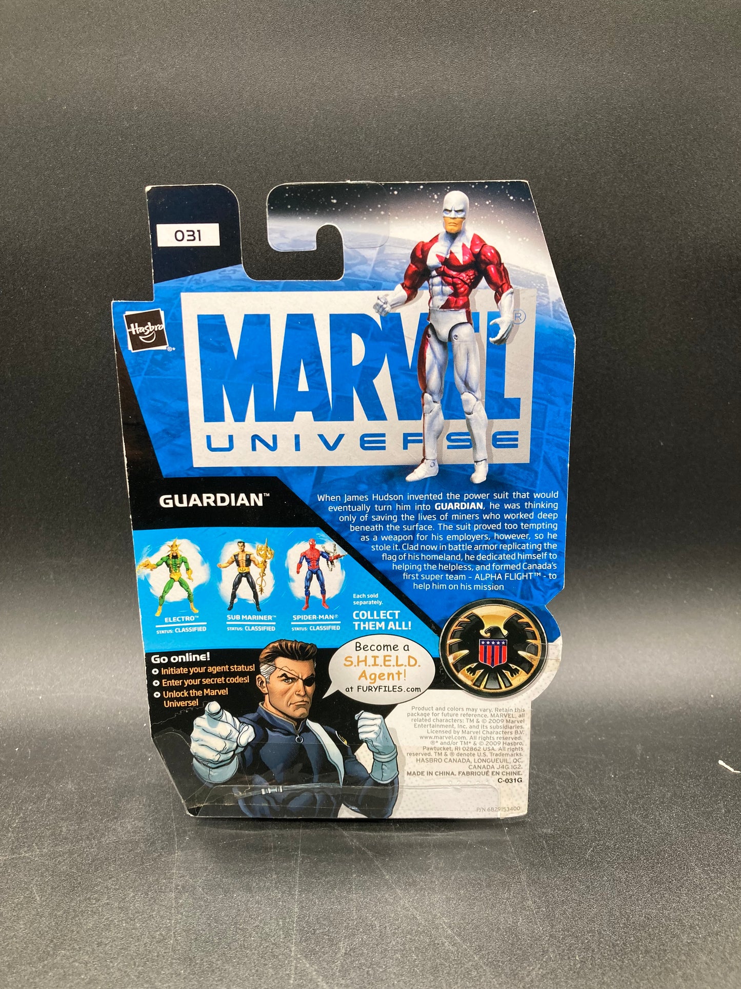 Guardian Marvel Universe 3.75 in. Action Figure Hasbro 2009