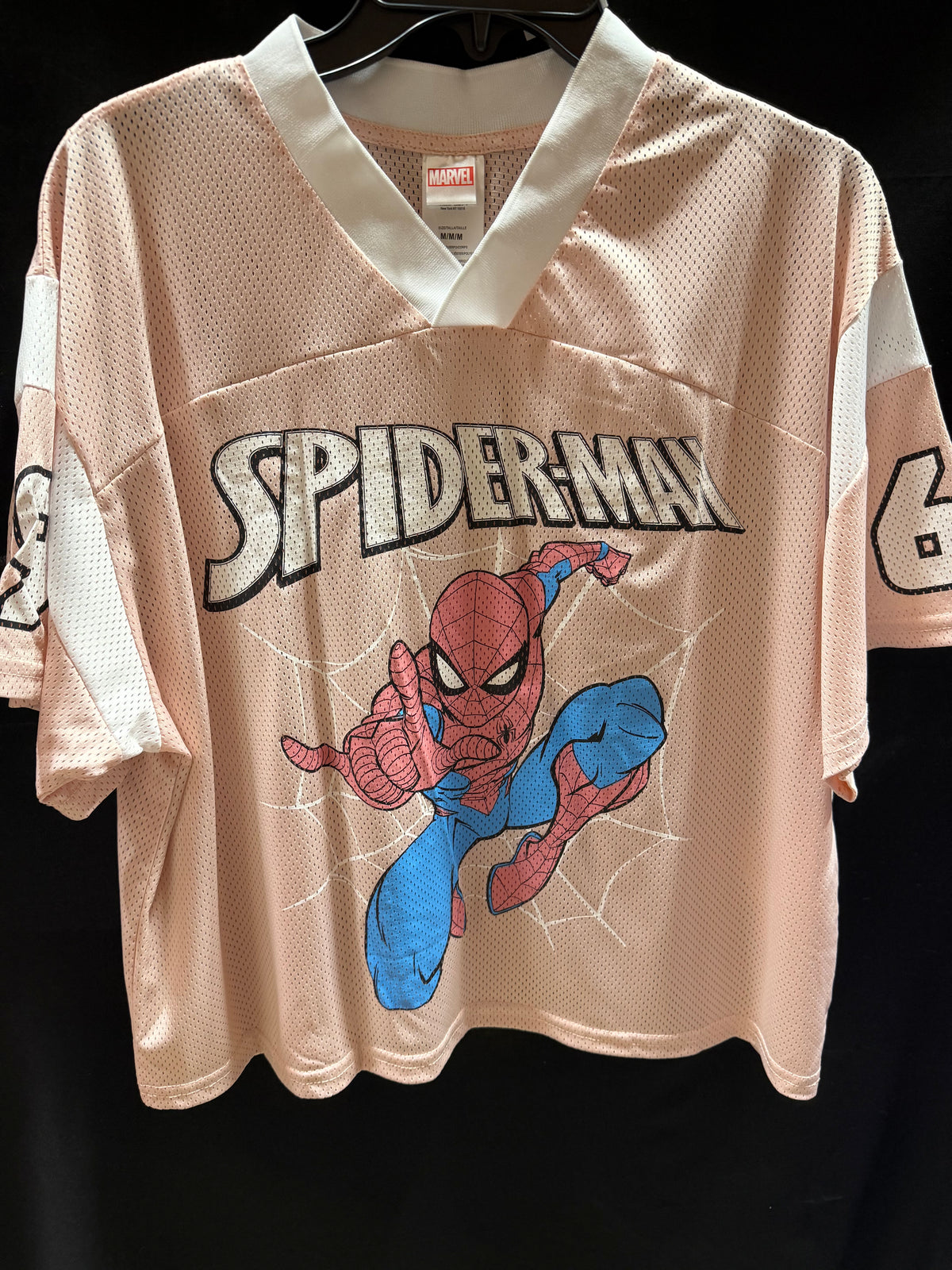 Spider-Man 1962 Mesh Football Jersey Light Pink