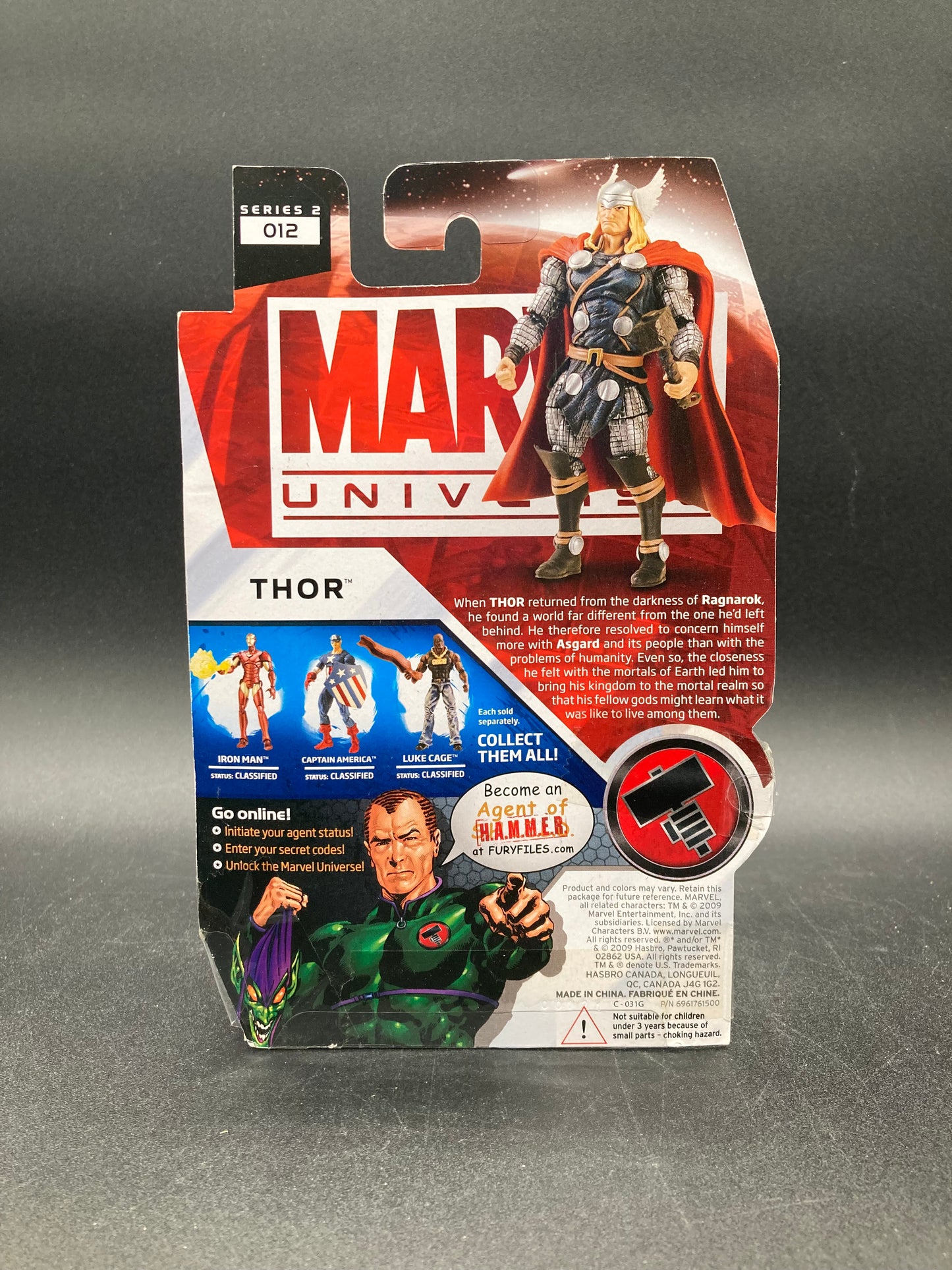 Thor Marvel Universe 3.75 in. Action Figure Hasbro 2009